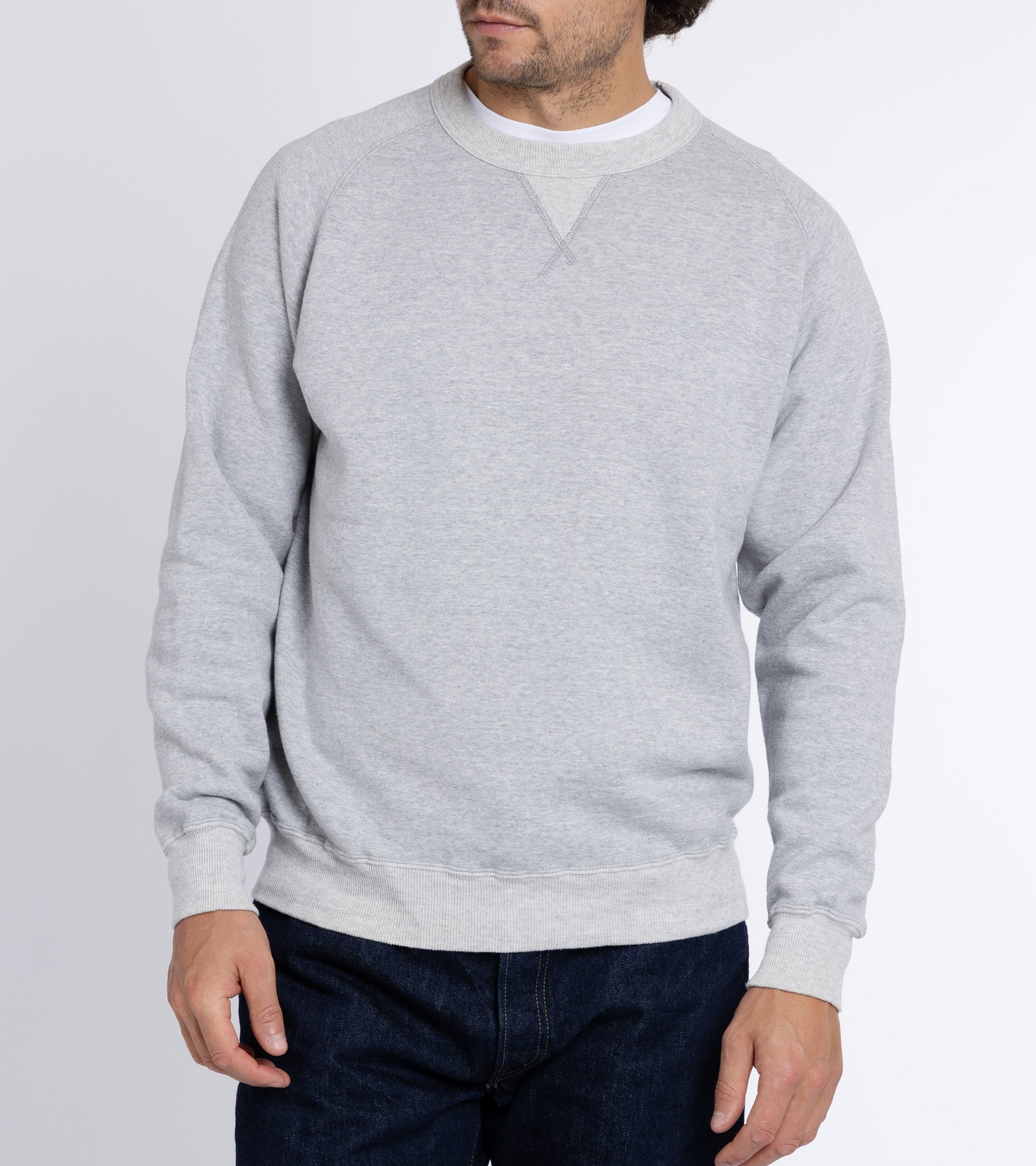 Sunray Sportswear Puamana Raglan Cotton Sweatshirt: Hambledon Grey
