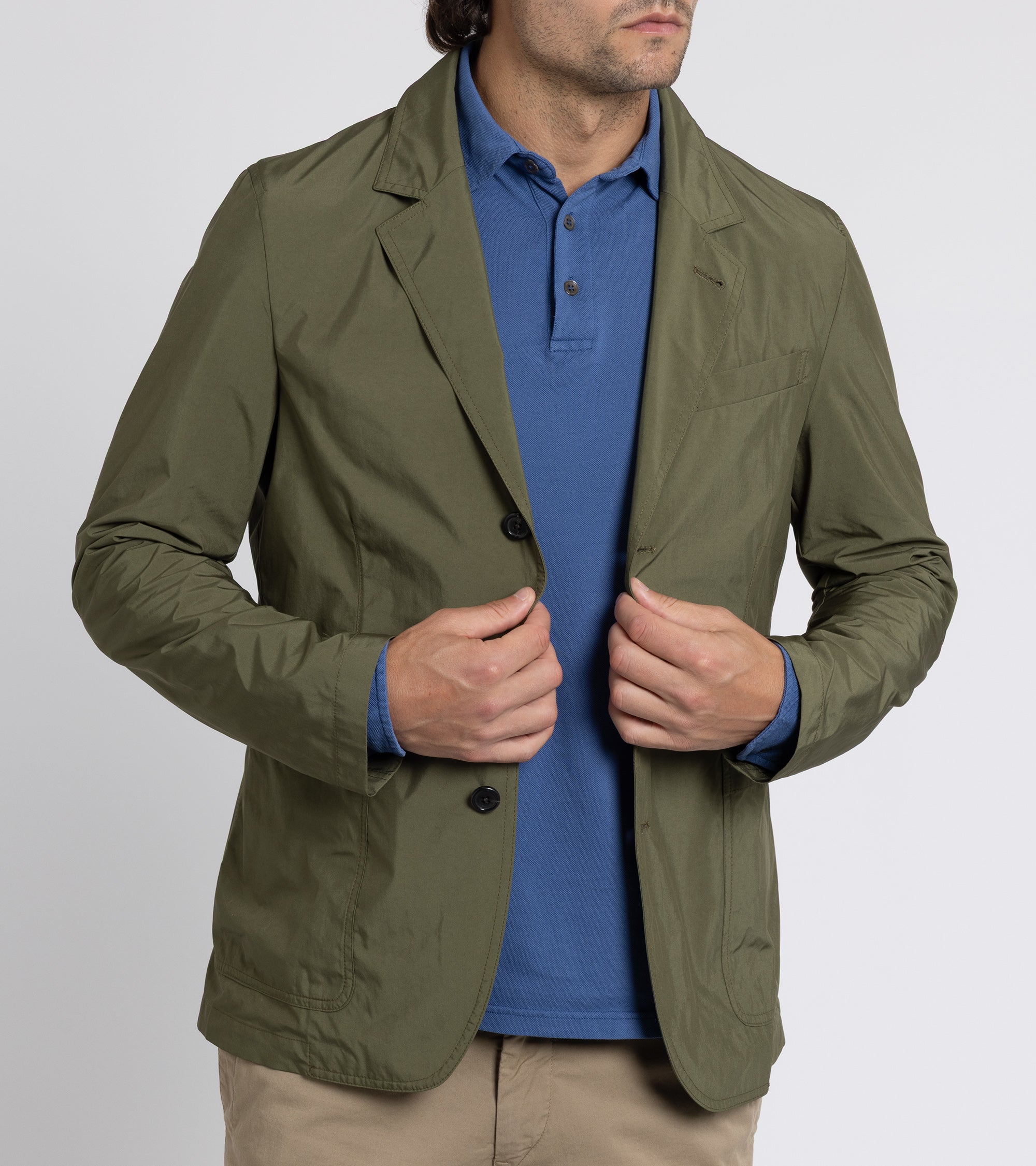 Trunk Culcross Japanese Nylon Jacket: Olive