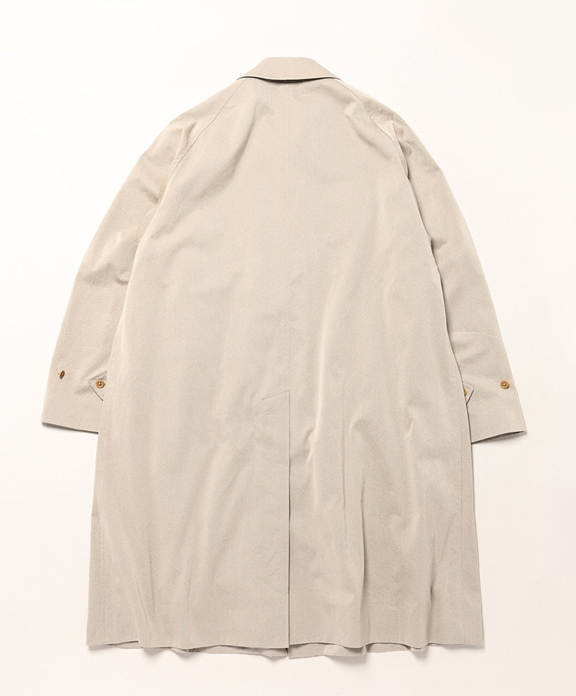 Kaptain Sunshine Cotton Gabardine Walker Coat: Taupe