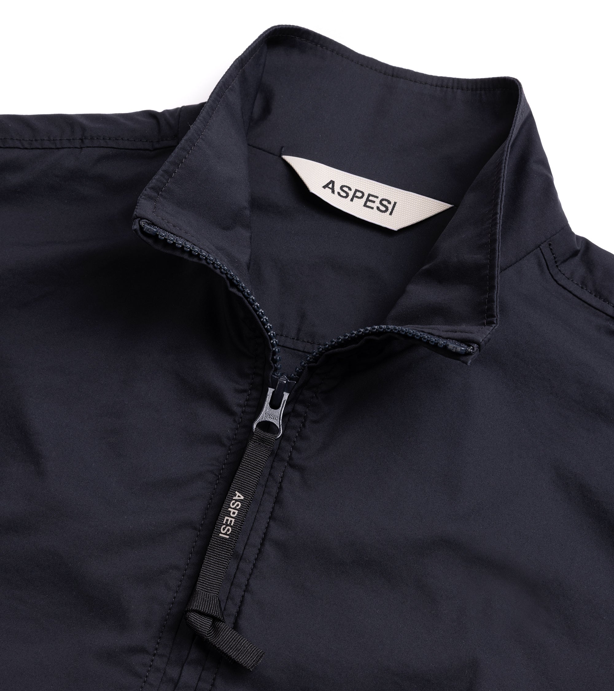 Aspesi Kong Cotton Nylon Poplin Jacket: Navy