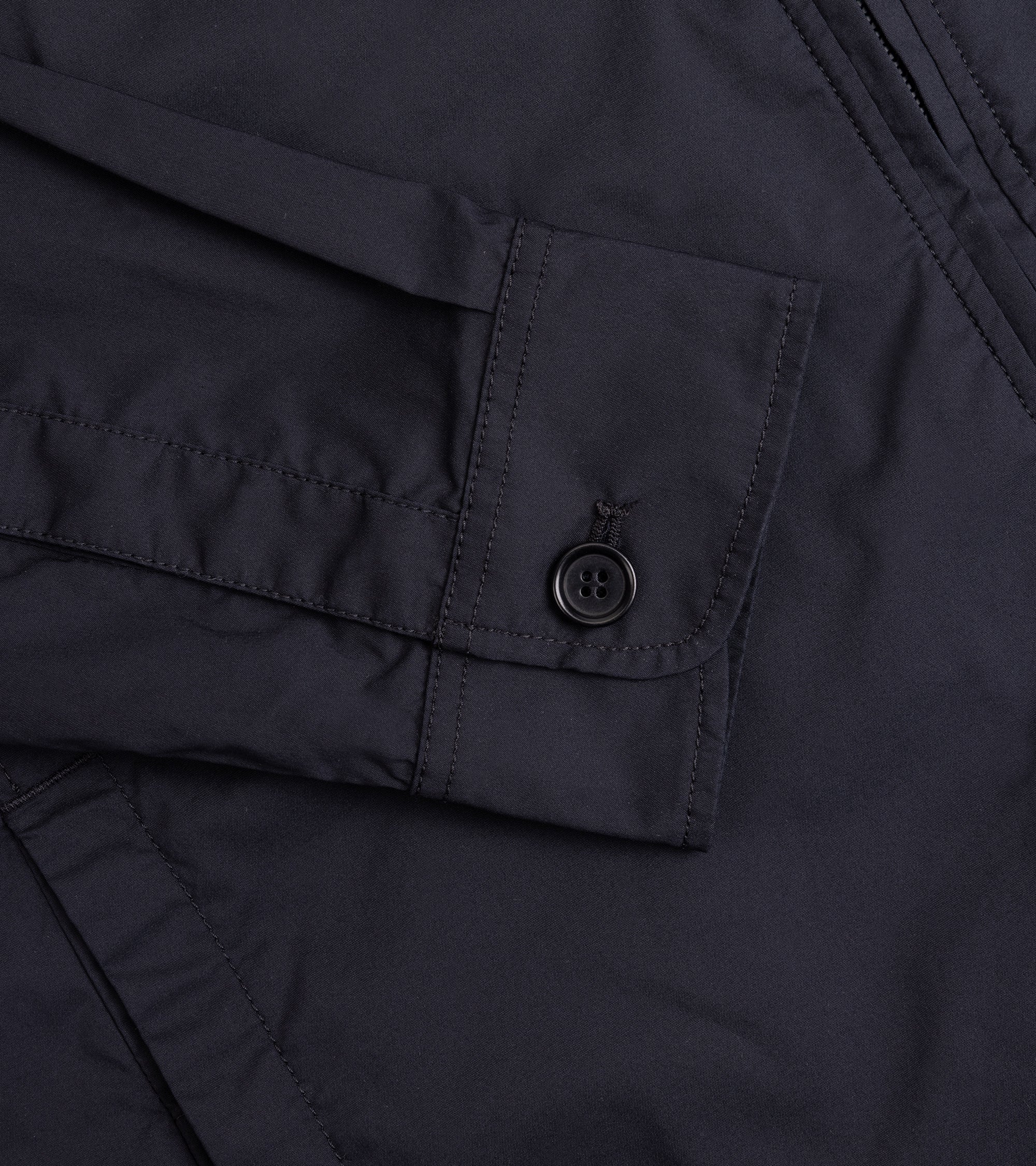 Aspesi Kong Cotton Nylon Poplin Jacket: Navy