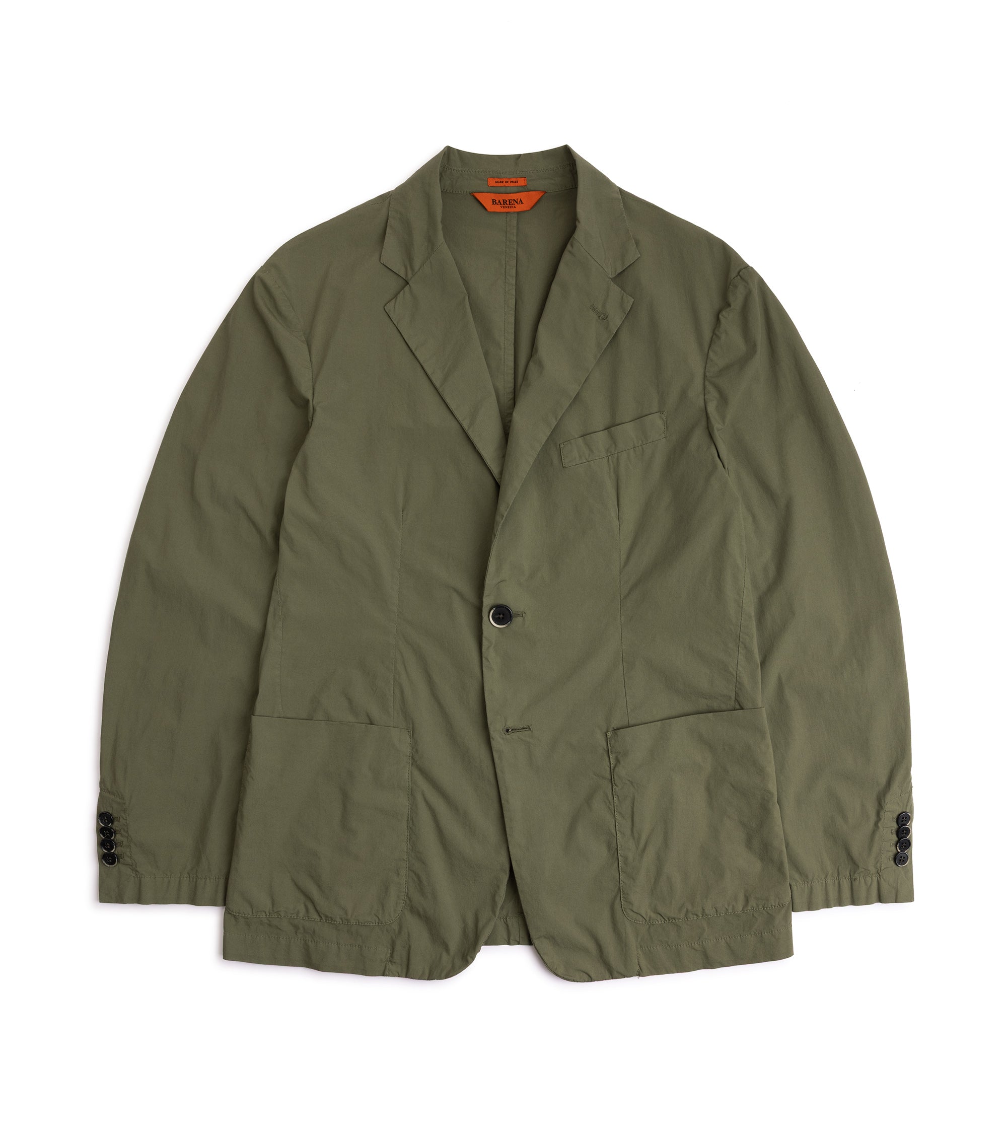 Barena Borgo Pavion Cotton Jacket: Olive