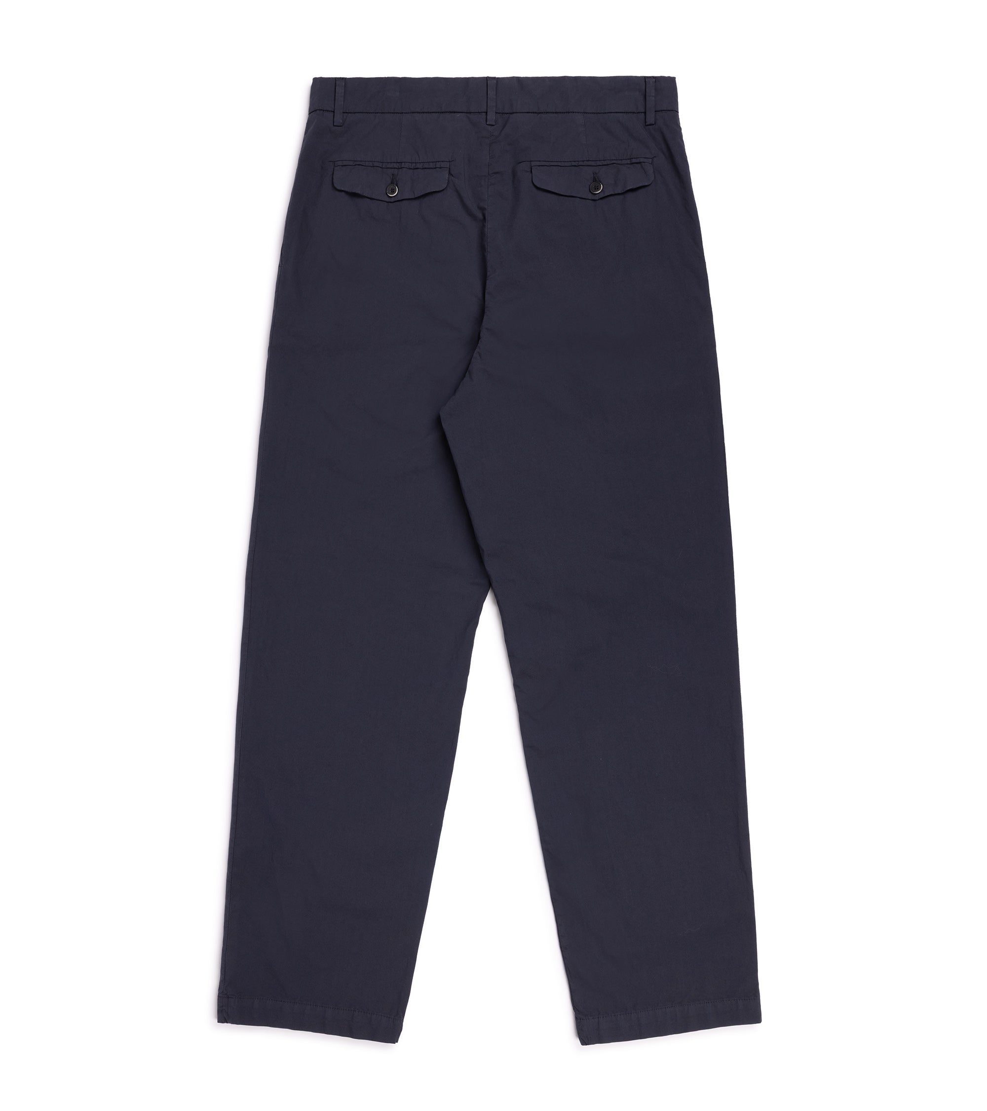 Barena Canasta Pavion Cotton Chino Trousers: Navy