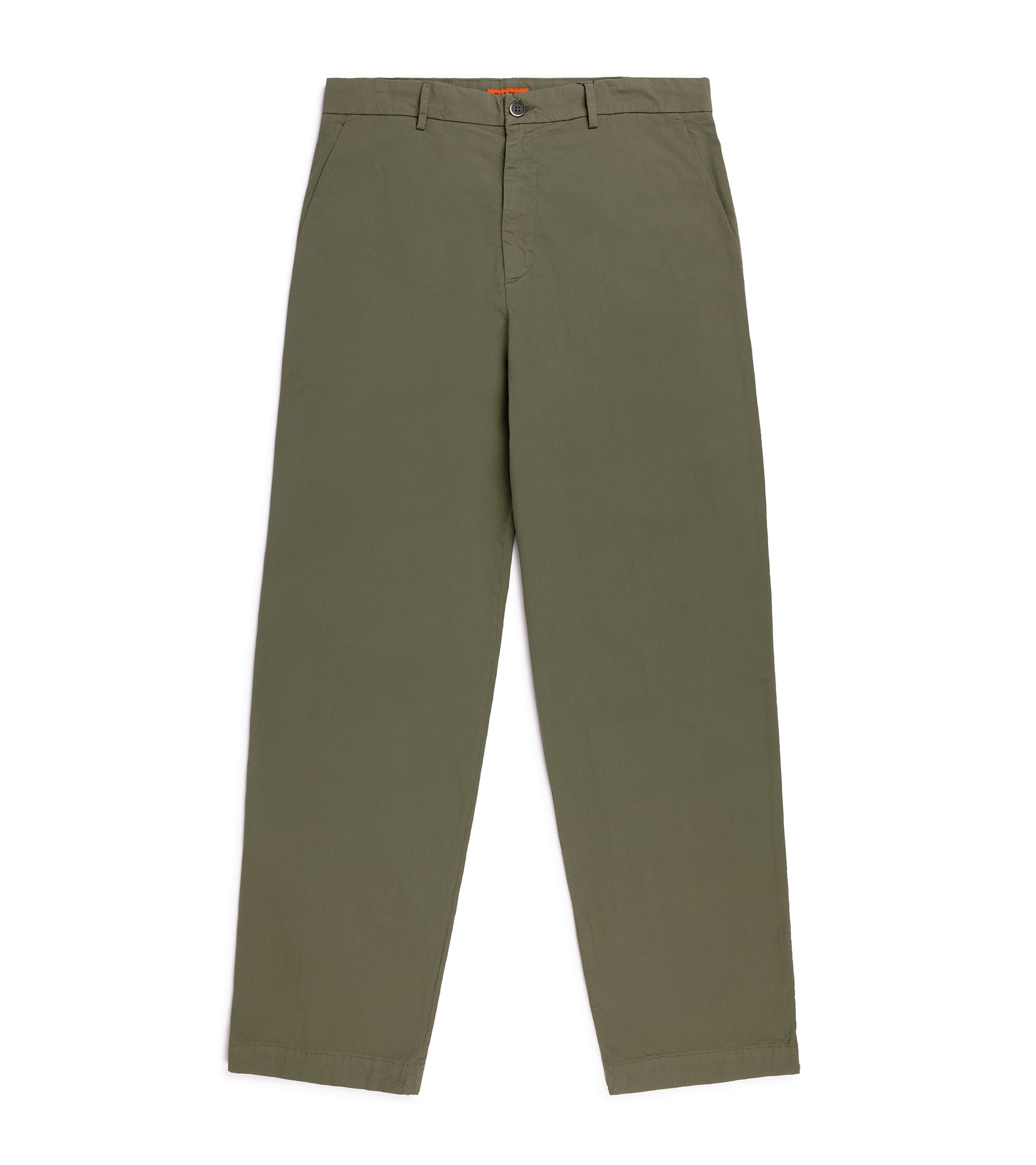 Barena Canasta Pavion Cotton Chino Trousers: Olive