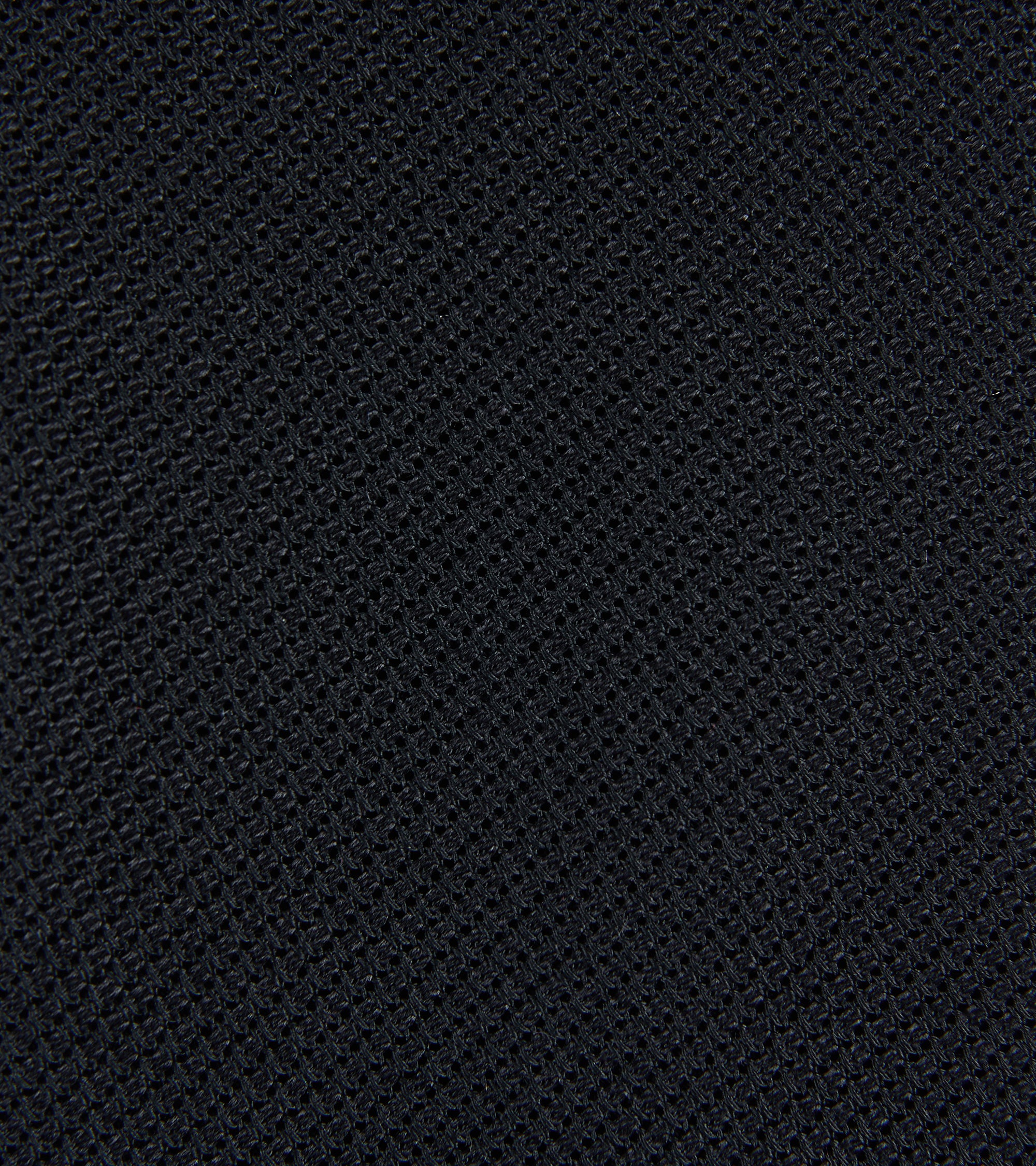 Bigi Fine Silk Grenadine Tie: Black