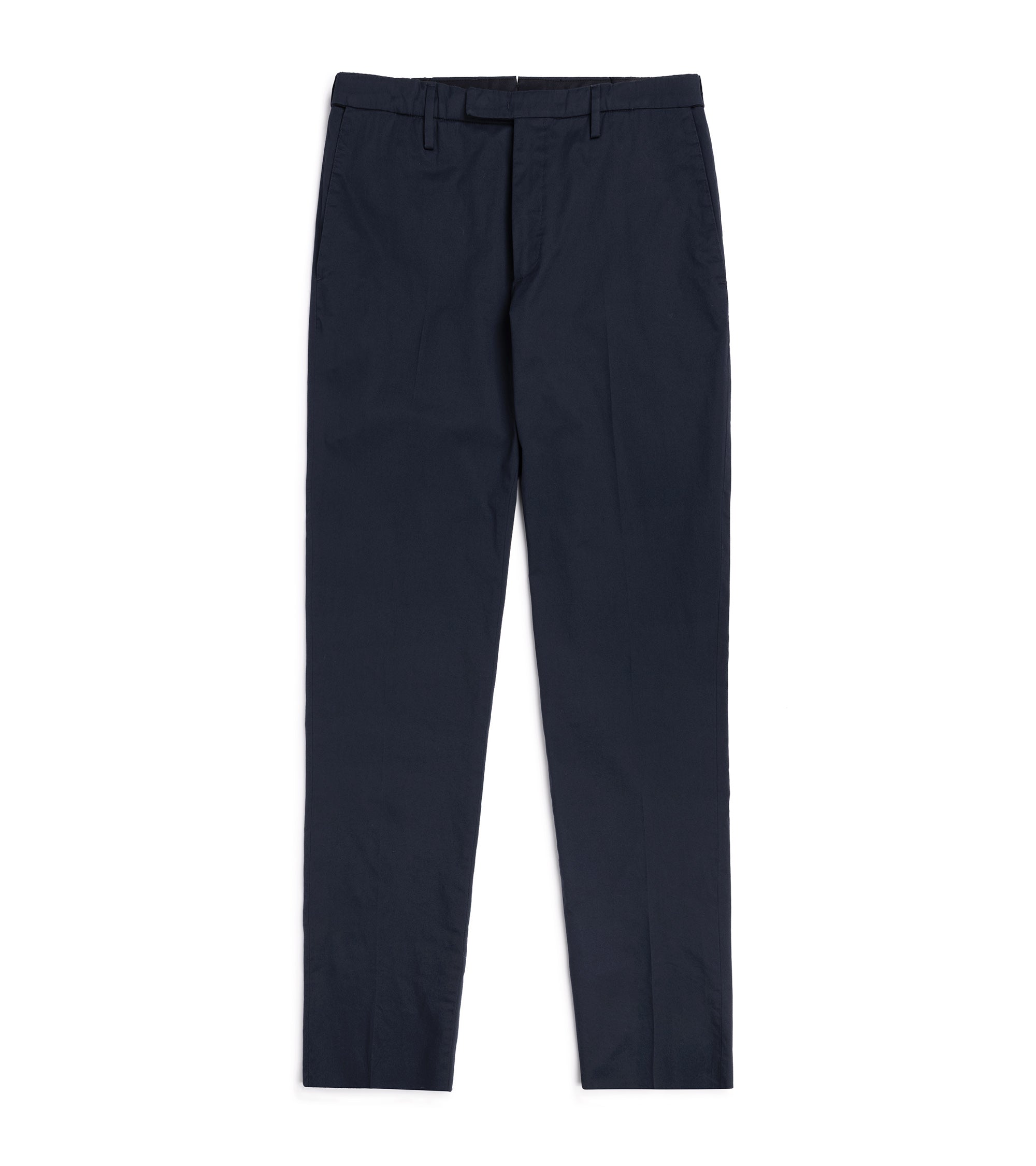 Boglioli Cotton Stretch Travel Suit Trousers: Navy