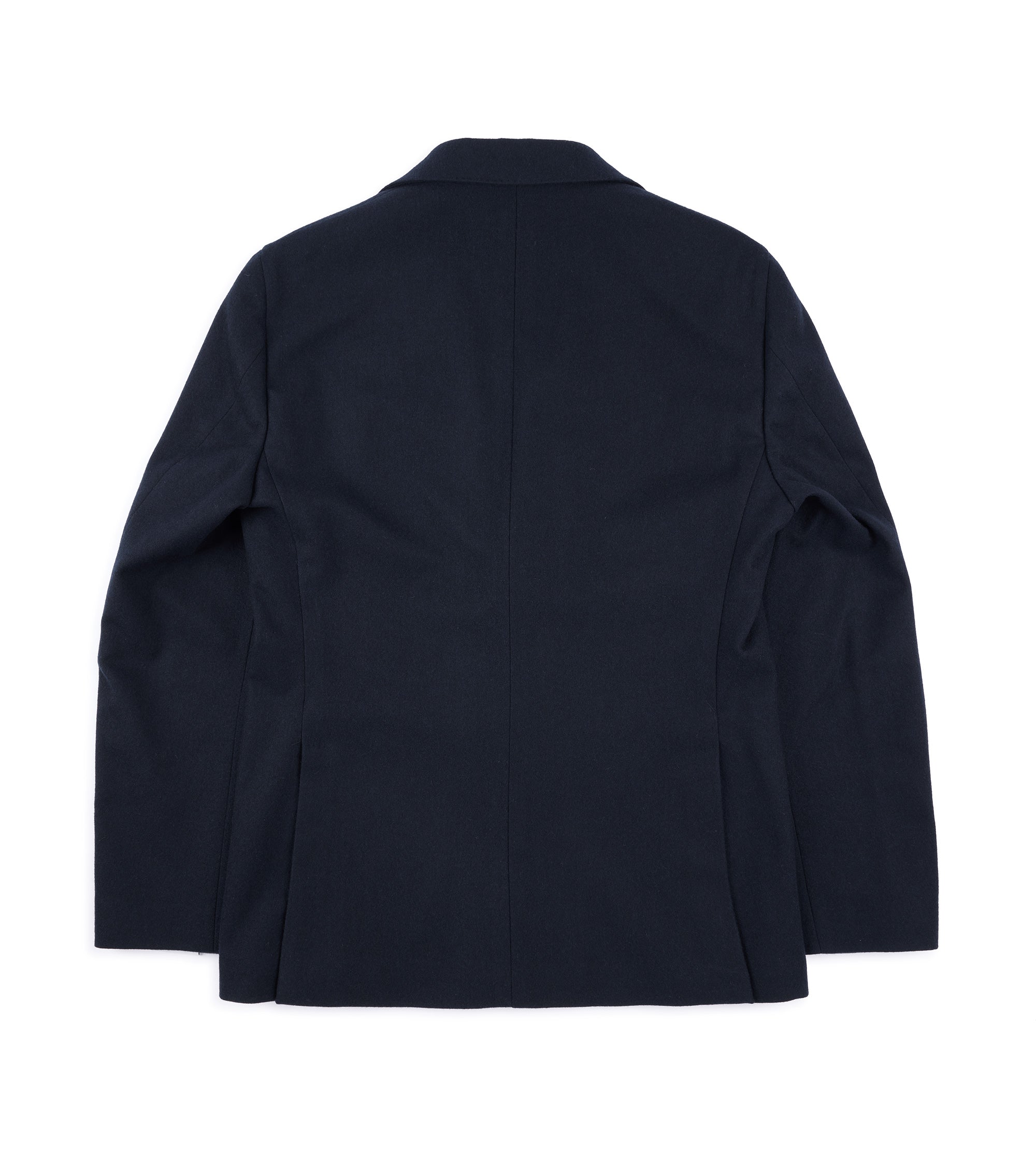 Caruso for Trunk Butterfly Fox Flannel Wool Cashmere Jacket: Navy