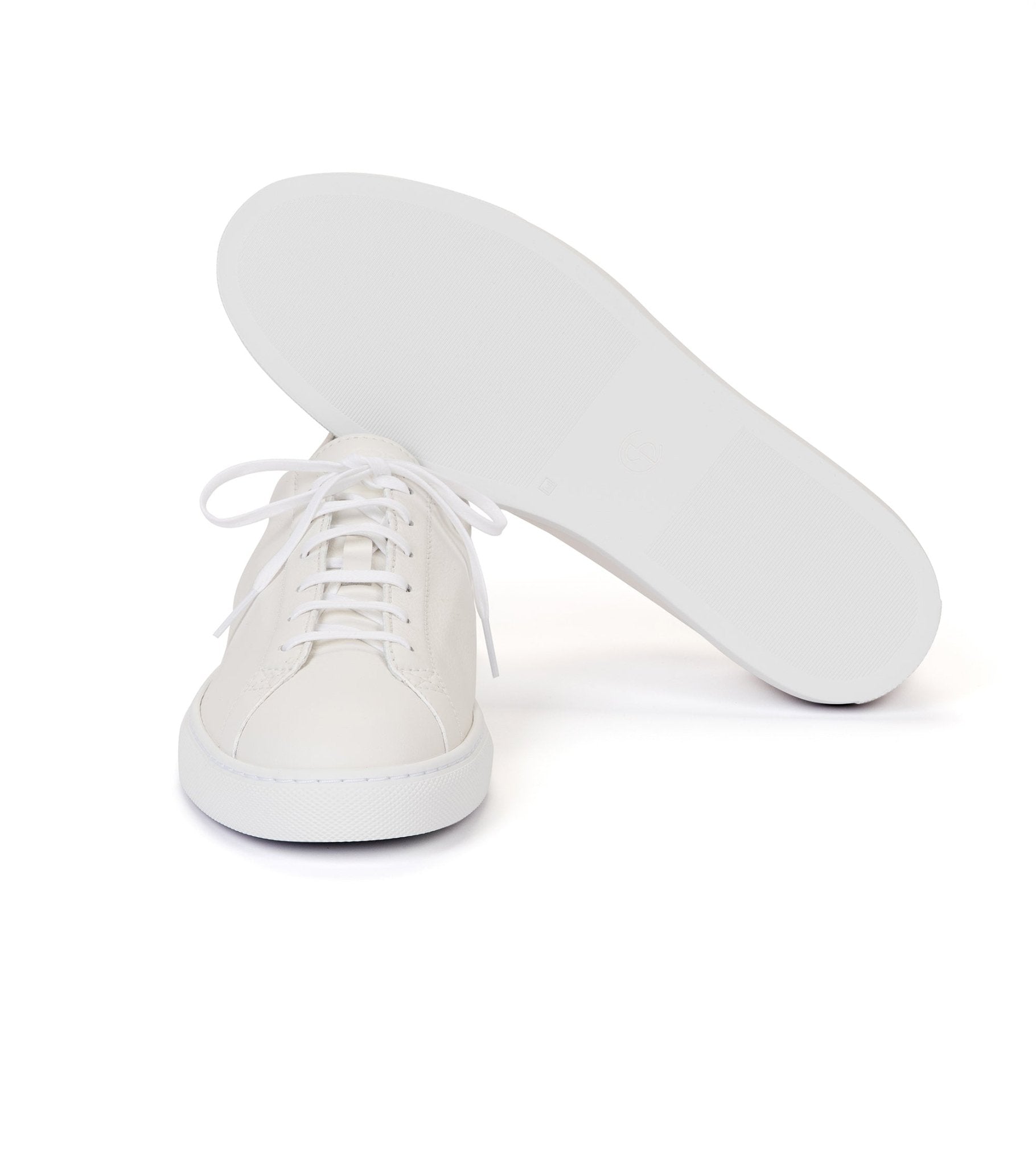 CQP Racquet Leather Sneaker: White - Trunk Clothiers