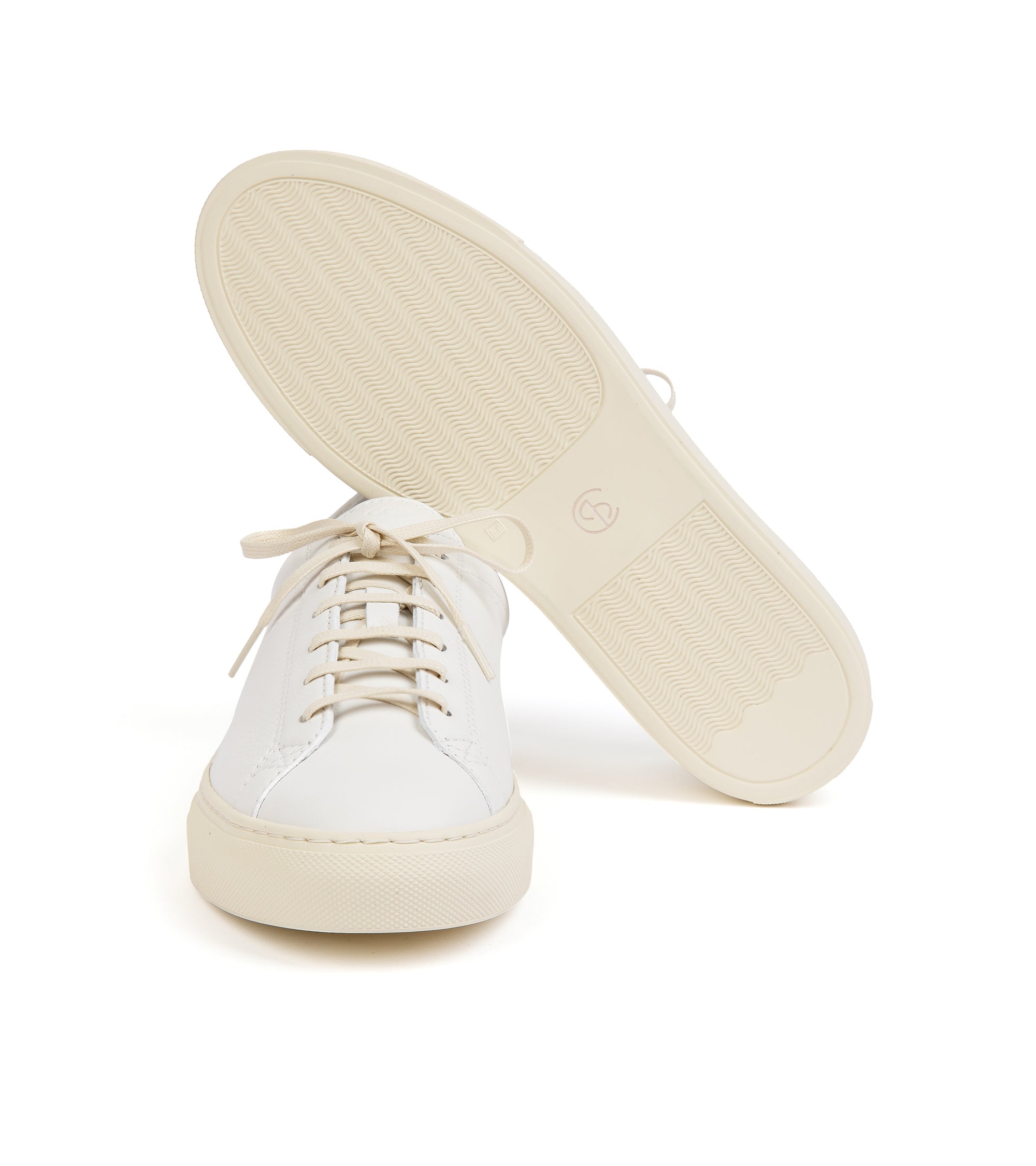 CQP Racquet Sr Leather Sneaker: Classic White