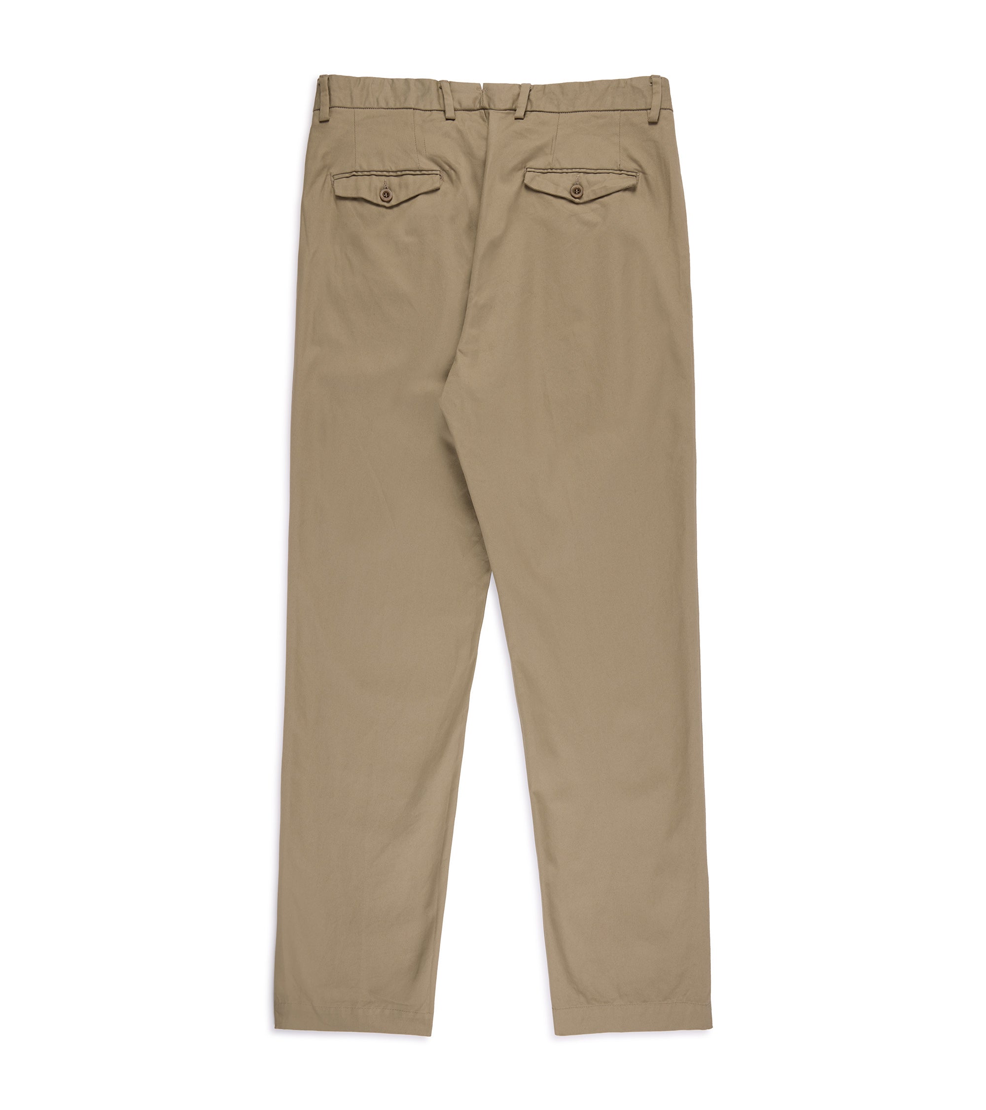 East Harbour Surplus Martin Pleated Cotton Gabardine Chino Trousers: Khaki