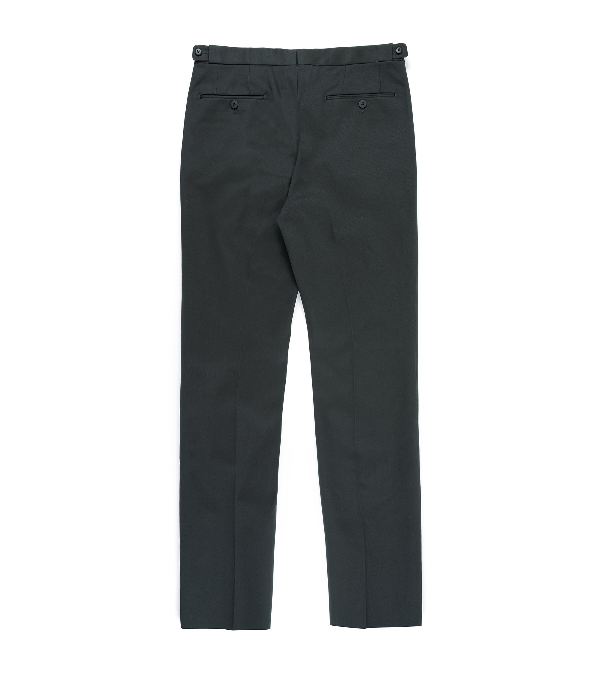 Echizenya for Trunk Heavy West Point Cotton Twill Chino Trousers: Navy