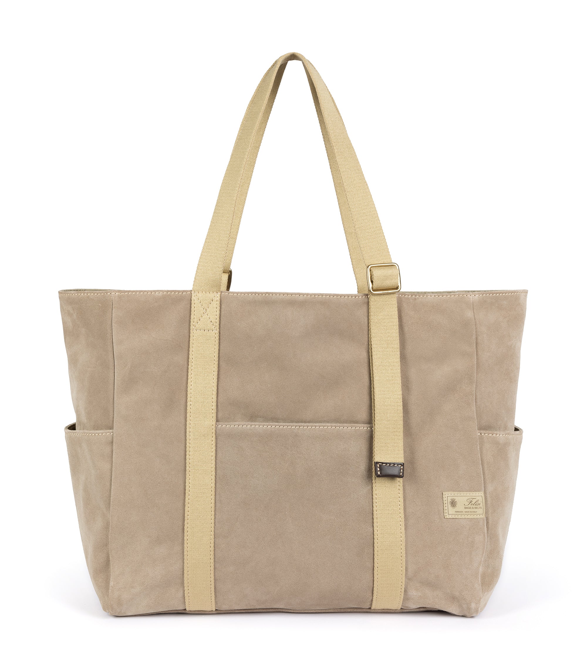 Felisi for Trunk Suede Adjustable Tote Bag: Beige