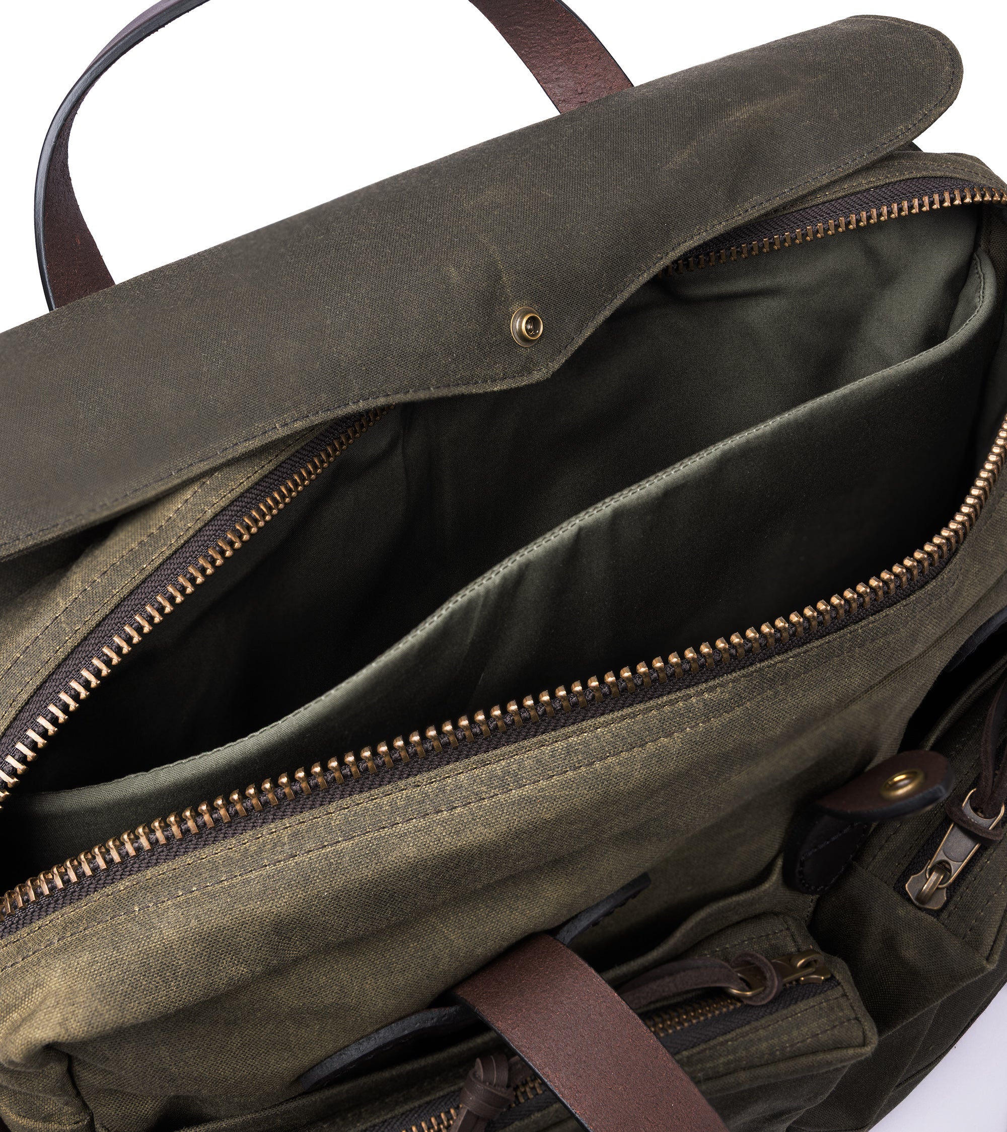Filson 24hr Tincloth Briefcase: Otter Green