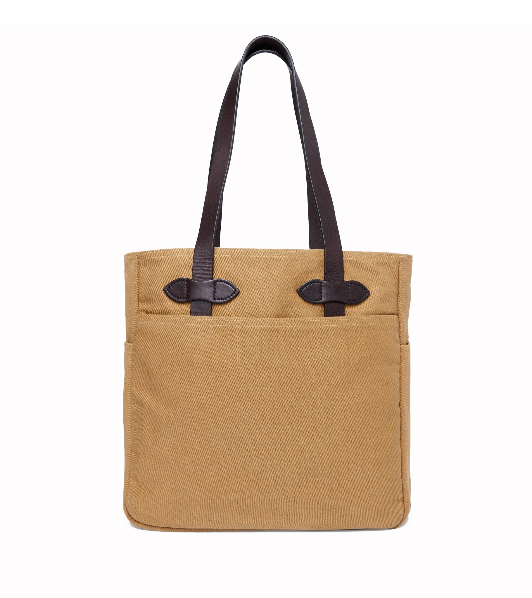 Filson Rugged Twill Open Tote Bag: Tan