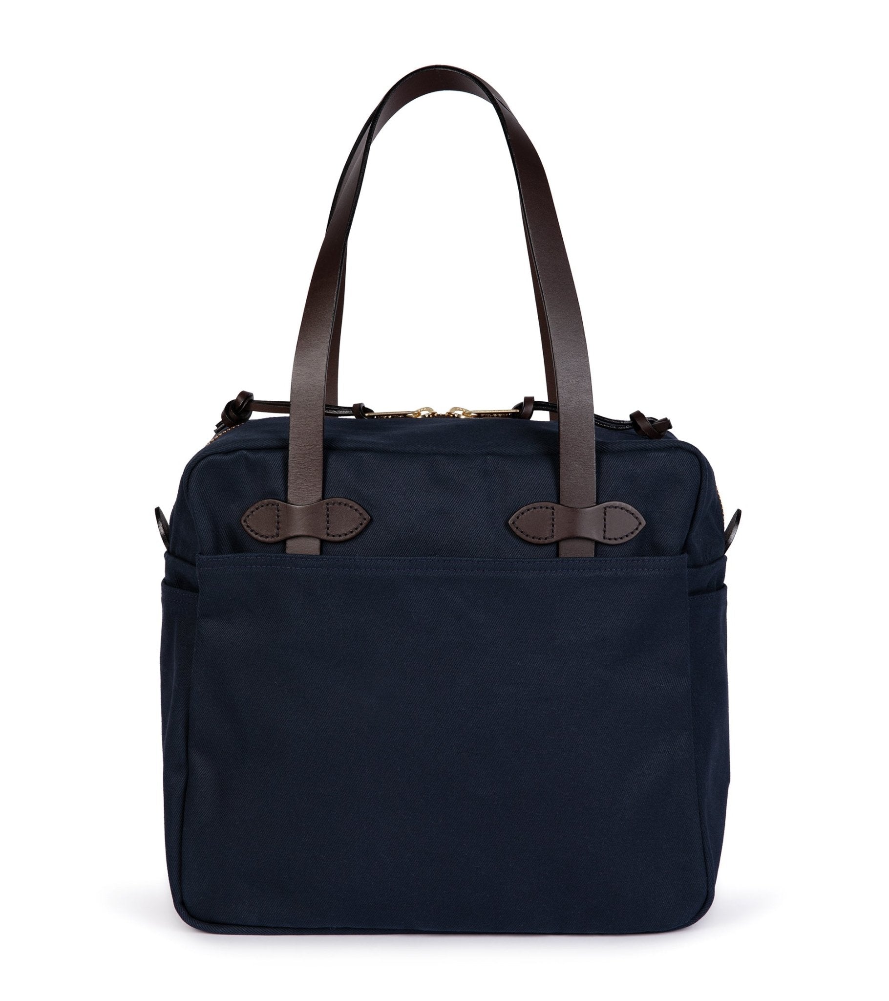 Filson Rugged Twill Zip Tote Bag: Navy - Trunk Clothiers