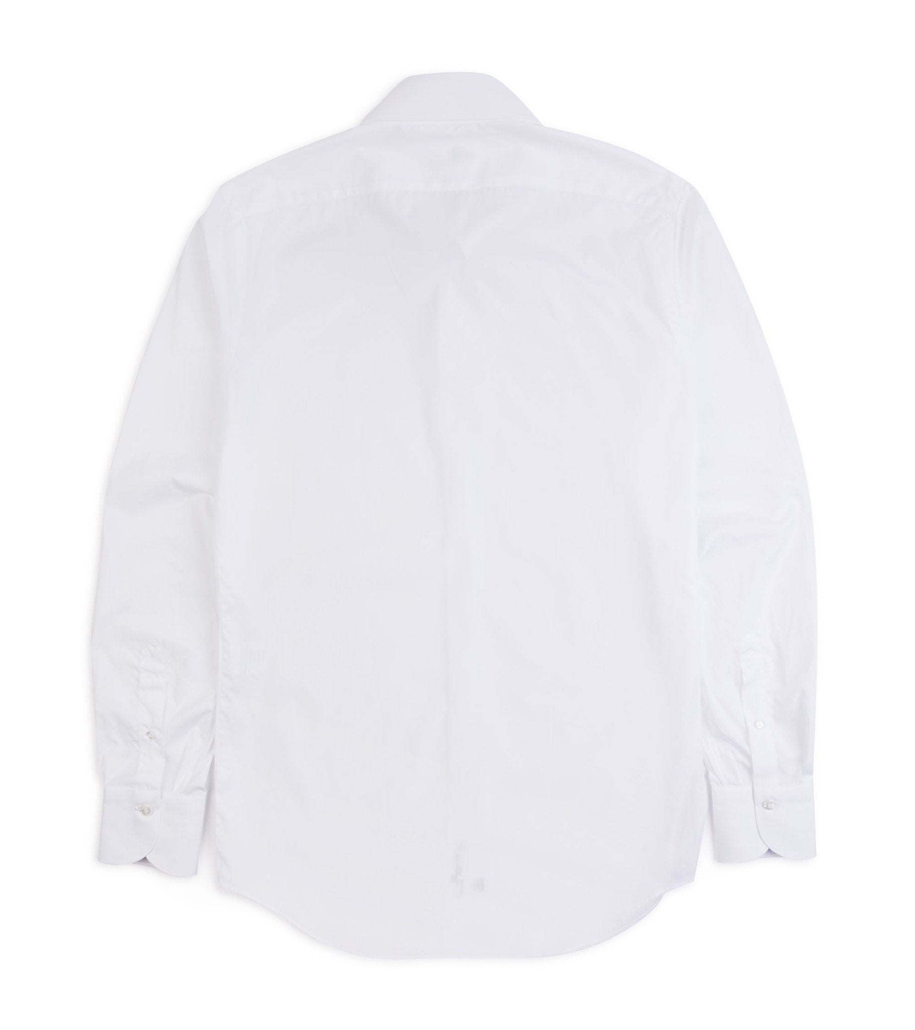 Finamore Milano Eduardo 170 Giza Cotton Formal Shirt: White - Trunk Clothiers