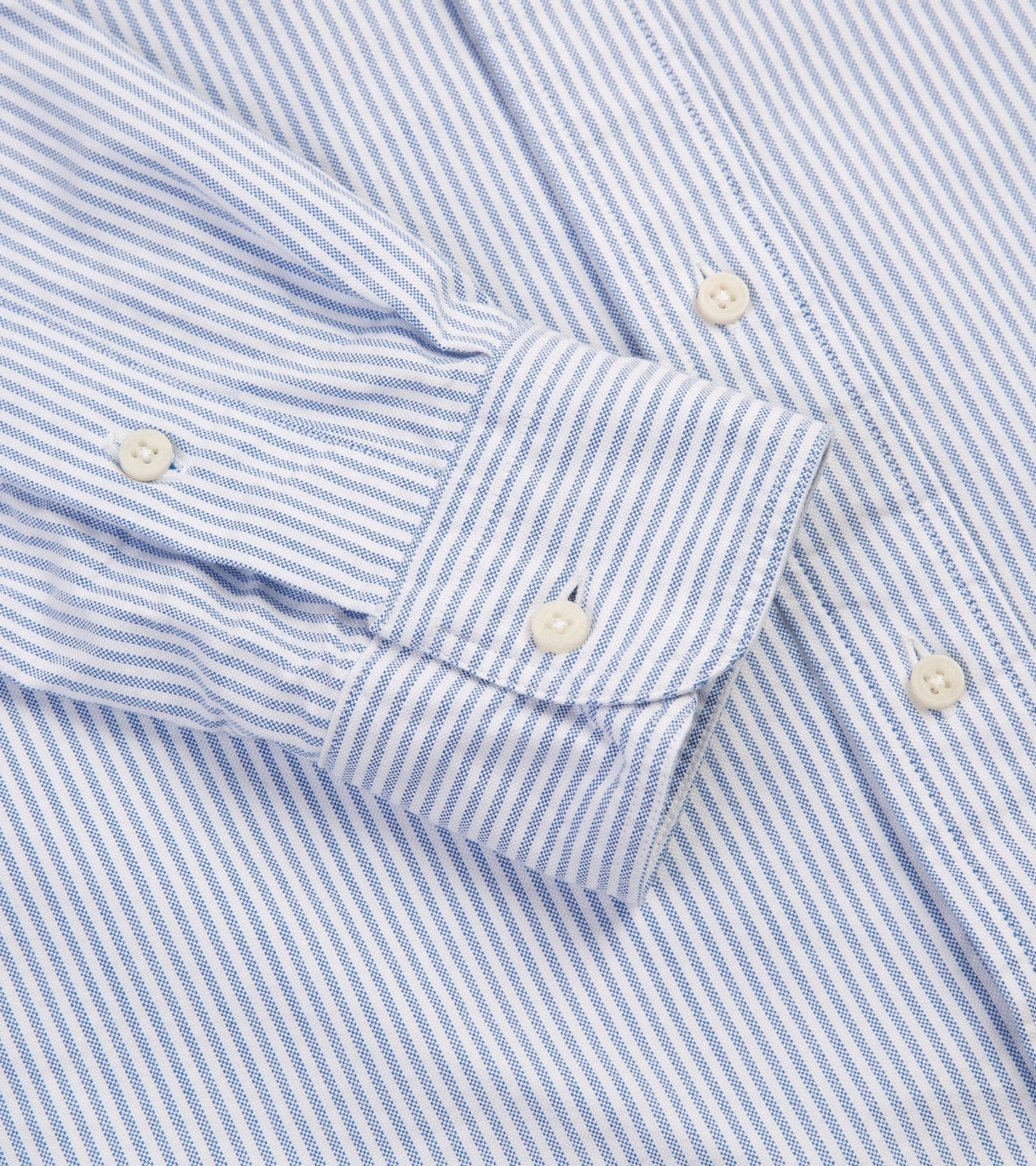 Gitman Vintage Oxford Shirt: Blue Stripe - Trunk Clothiers