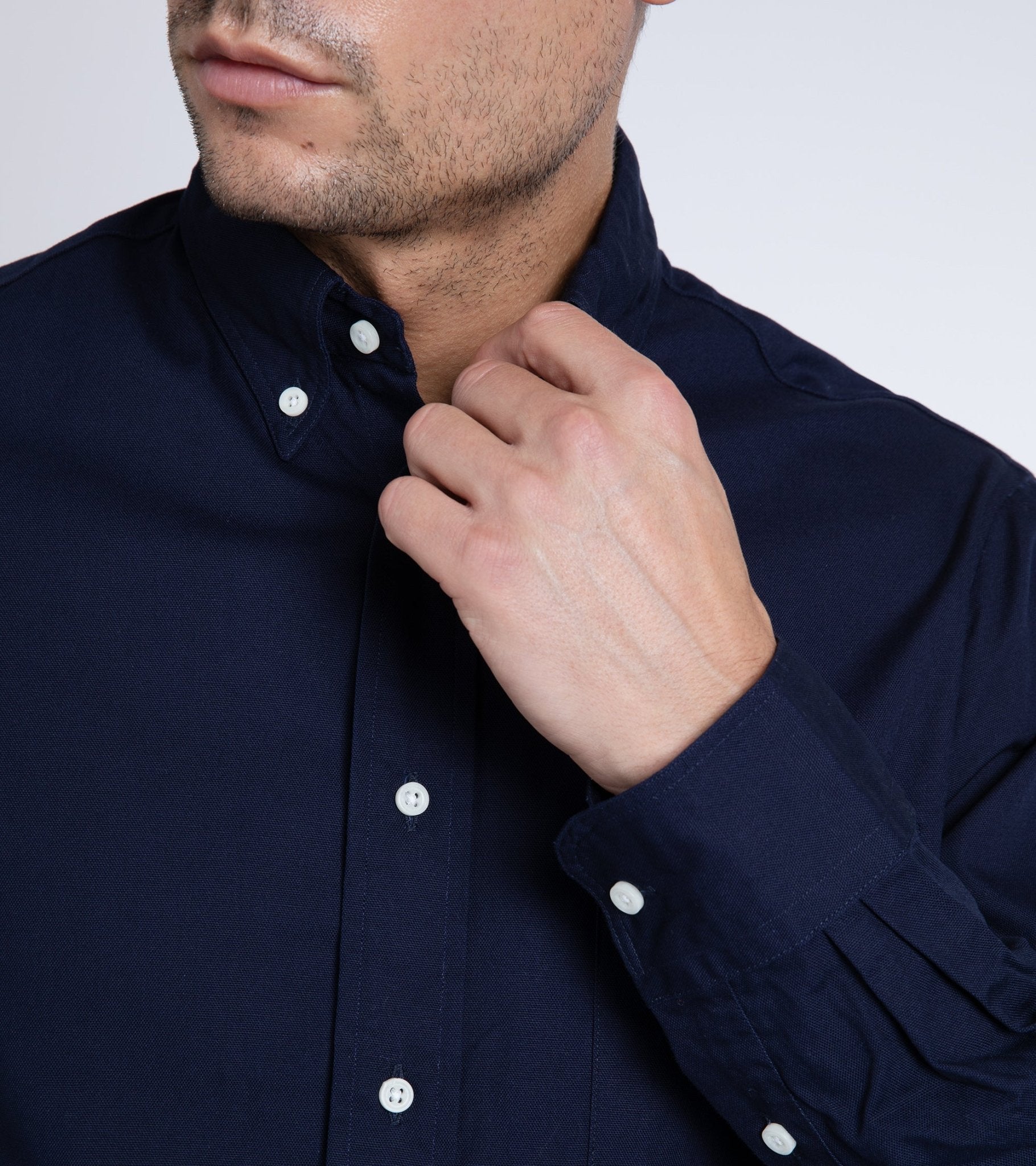 Gitman Vintage Oxford Shirt: Navy - Trunk Clothiers