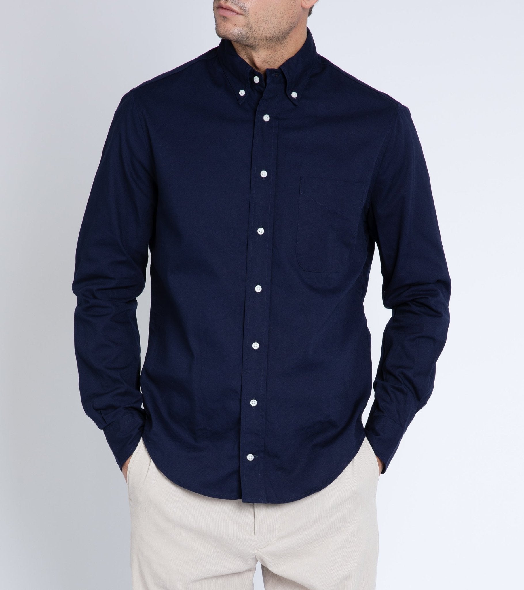 Gitman Vintage Oxford Shirt: Navy - Trunk Clothiers