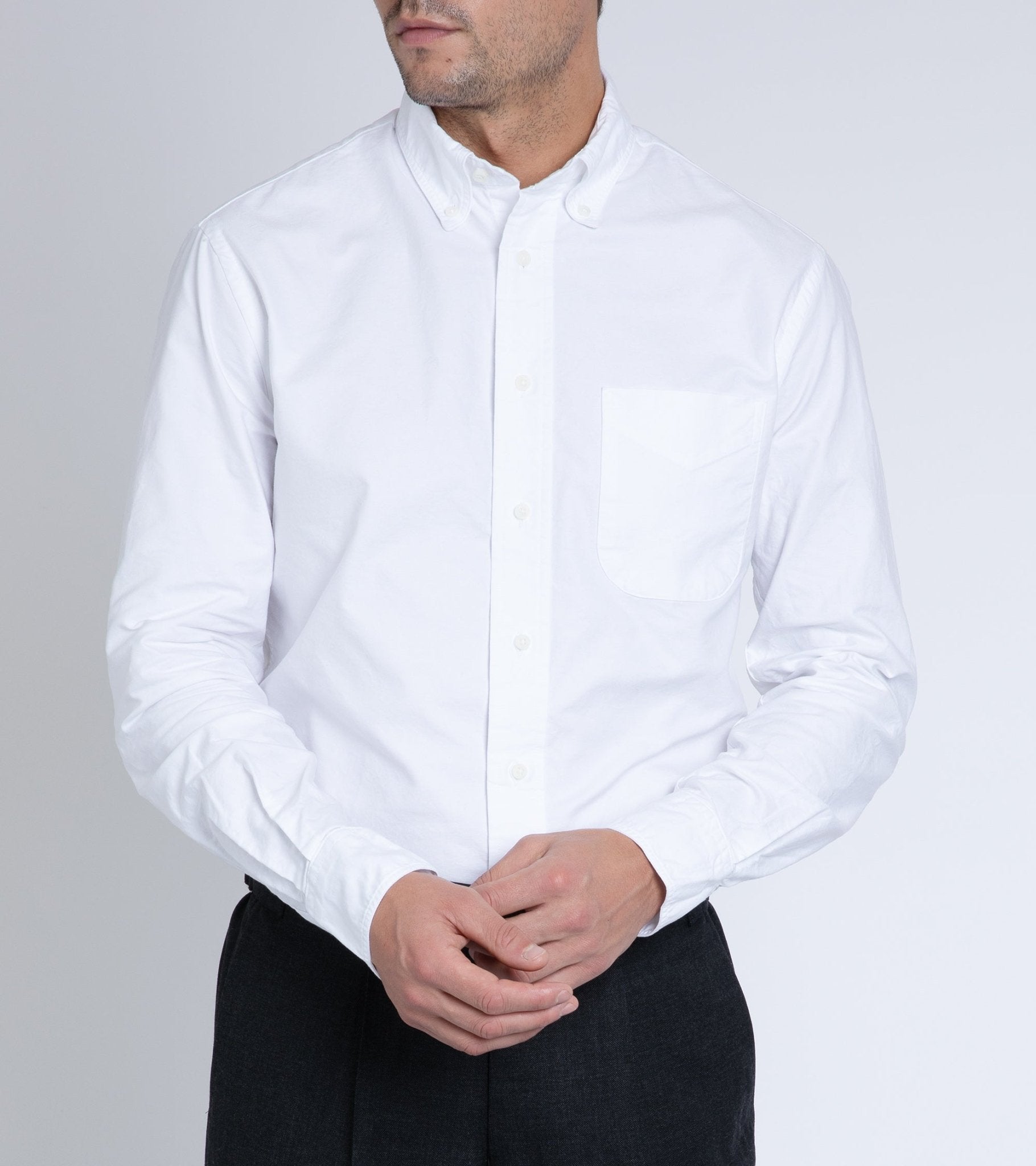 Gitman Vintage Oxford Shirt: White - Trunk Clothiers