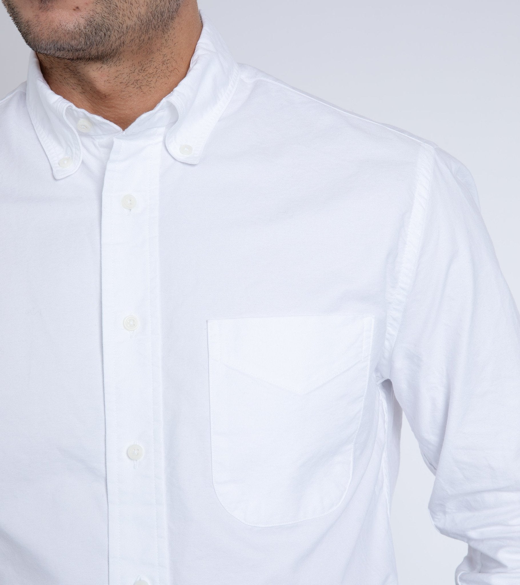 Gitman Vintage Oxford Shirt: White - Trunk Clothiers