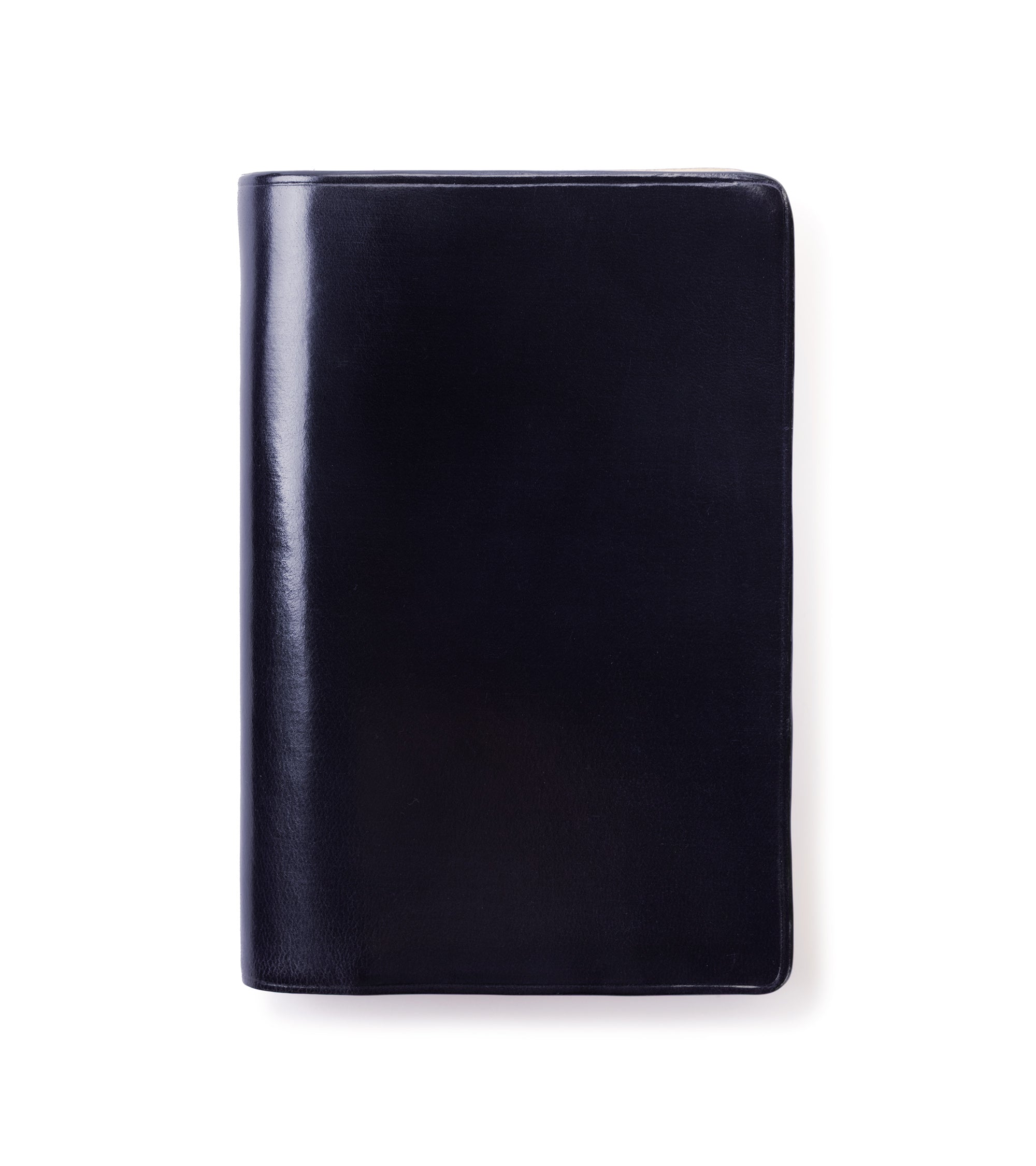 Il Bussetto Leather Passport Holder: Navy