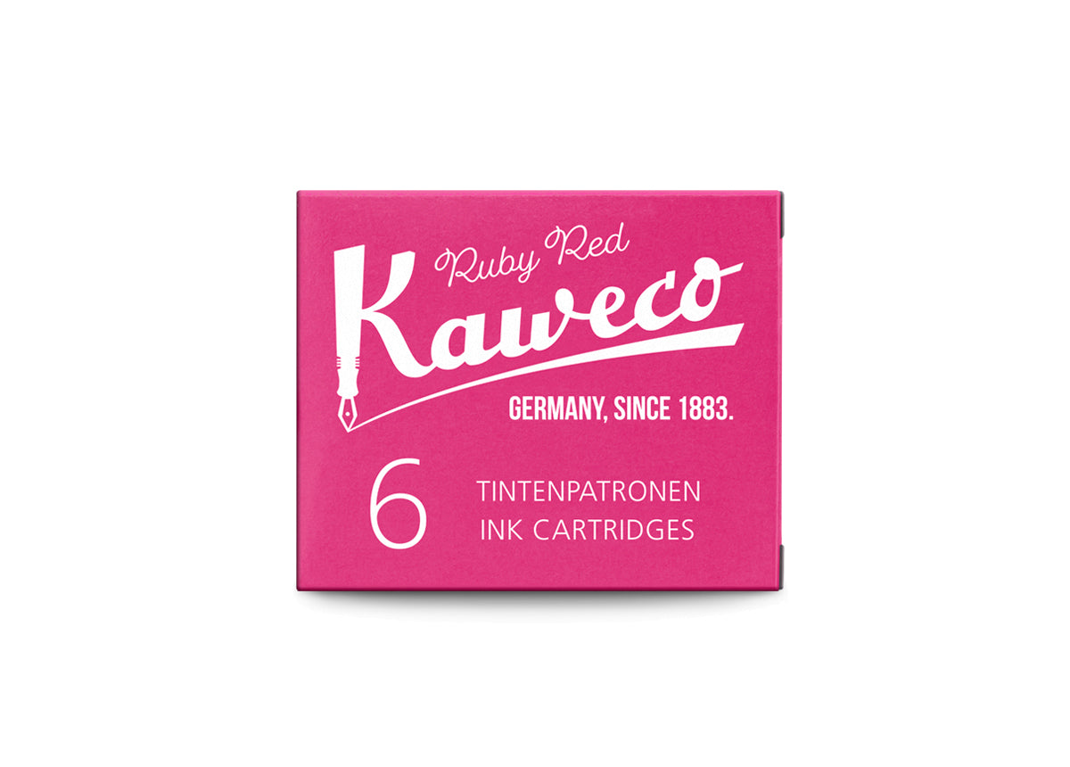 Kaweco Ink Cartridges: Ruby Red (x6)