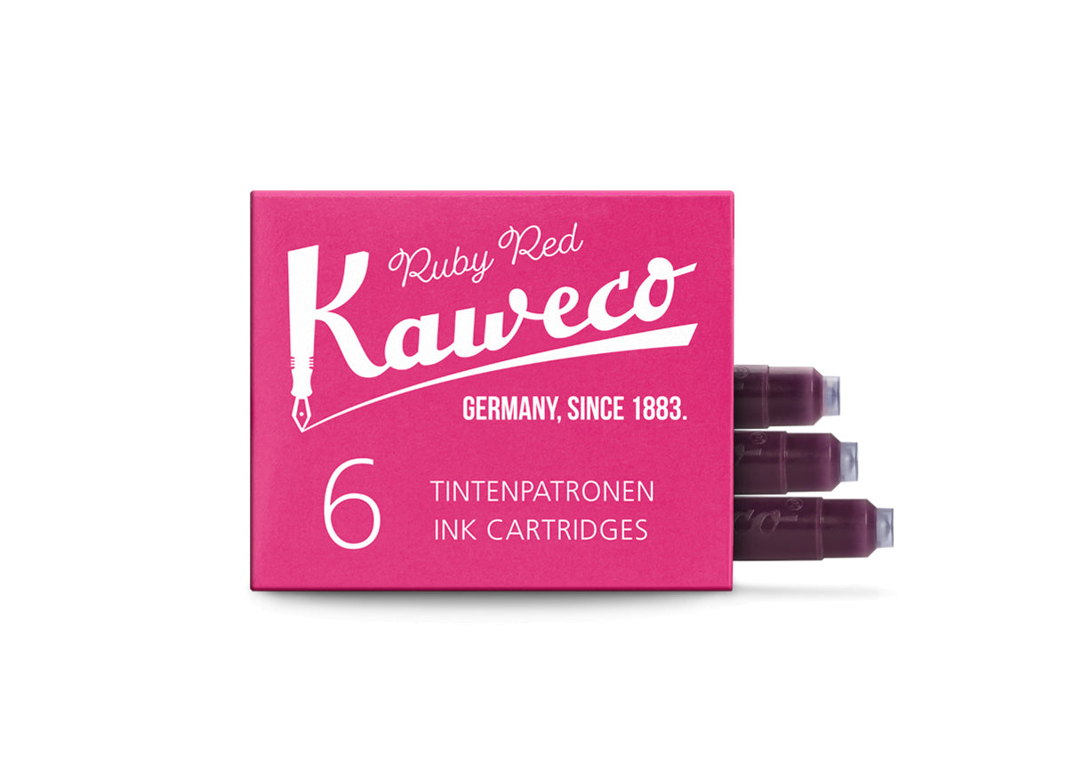 Kaweco Ink Cartridges: Ruby Red (x6)