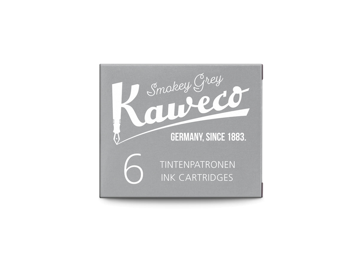 Kaweco Ink Cartridges: Smokey Grey (x6)