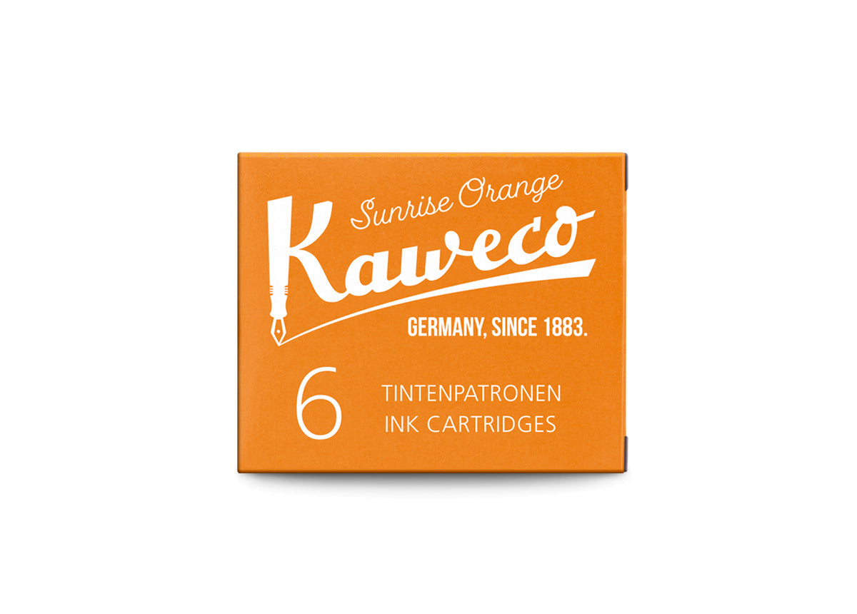 Kaweco Ink Cartridges: Sunrise Orange (x6)