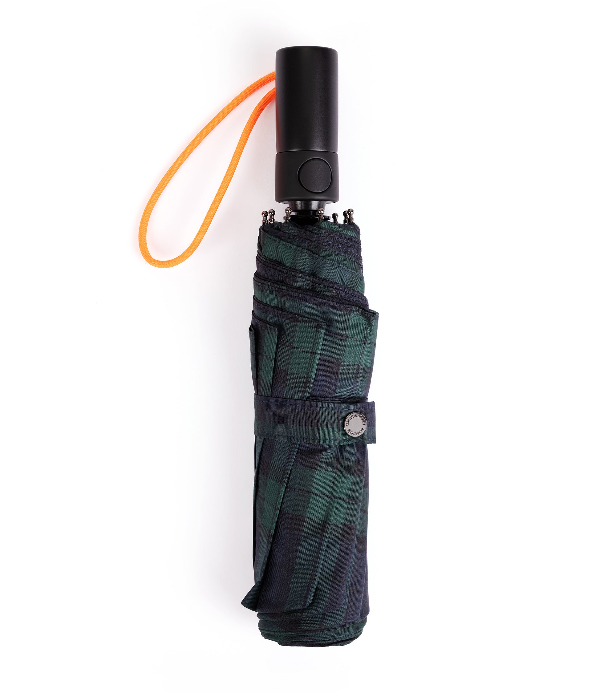 London Undercover Auto Push Button Compact Umbrella: Blackwatch