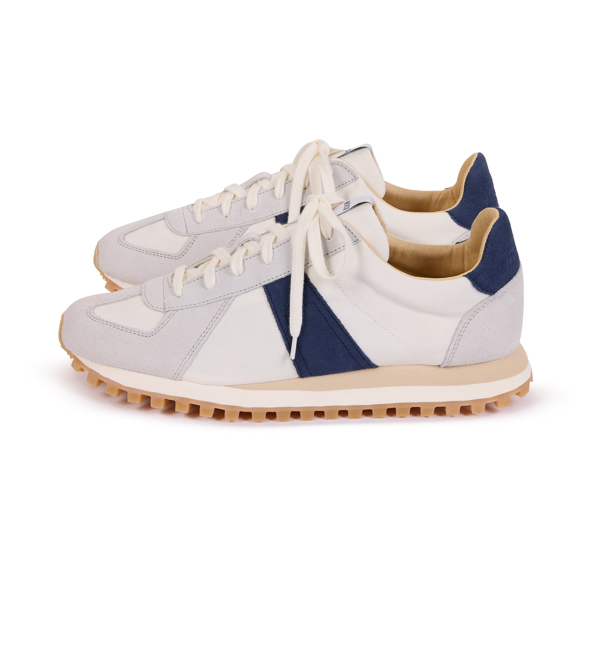 Novesta GAT Trail Sneaker: White/Navy