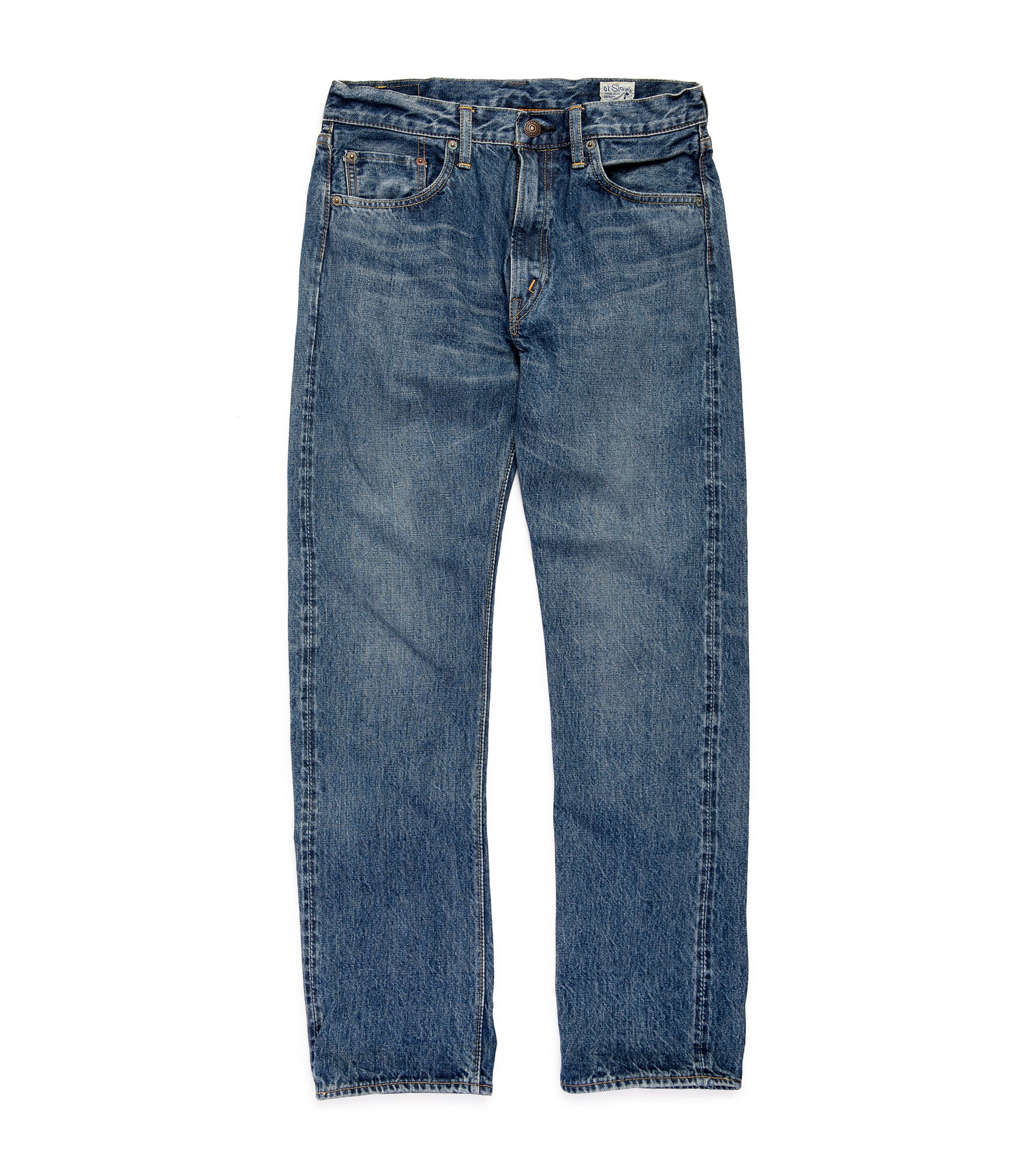 OrSlow 107 Ivy Fit Selvedge Denim: 2 Year Wash