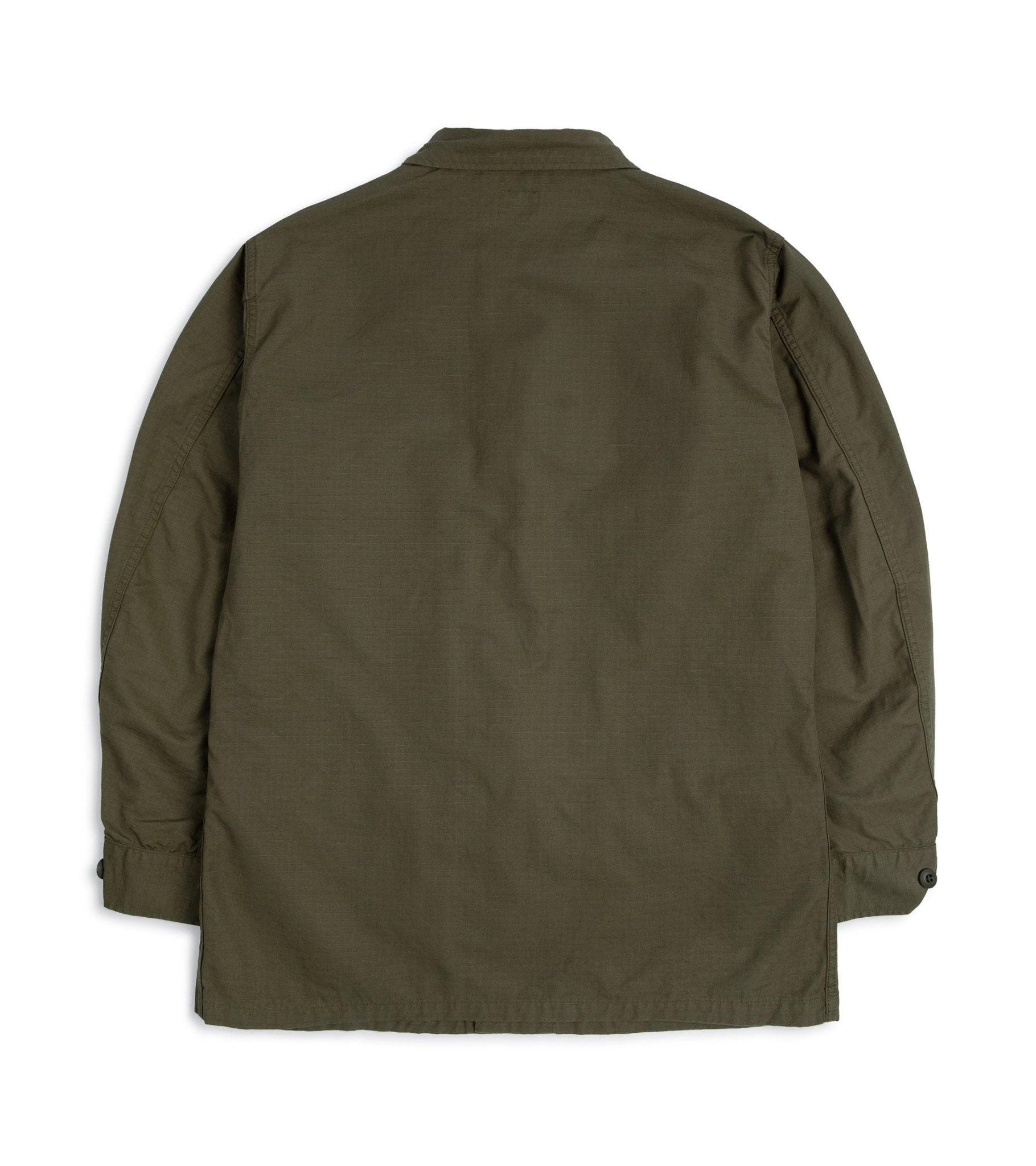 OrSlow Cotton Ripstop Tropical Jacket: Army Green - Trunk Clothiers