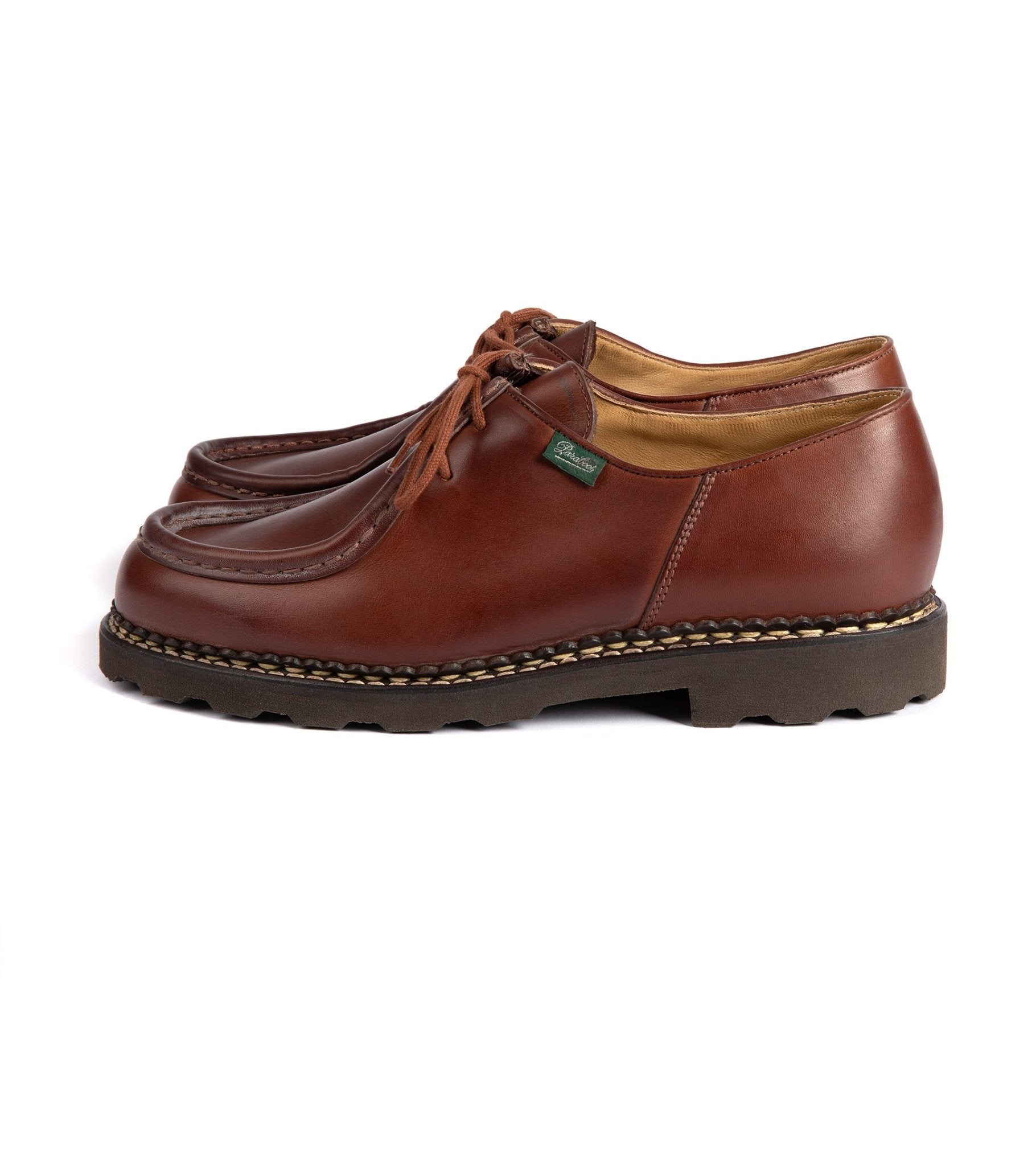 Paraboot Michael Leather Shoe: Marron - Trunk Clothiers