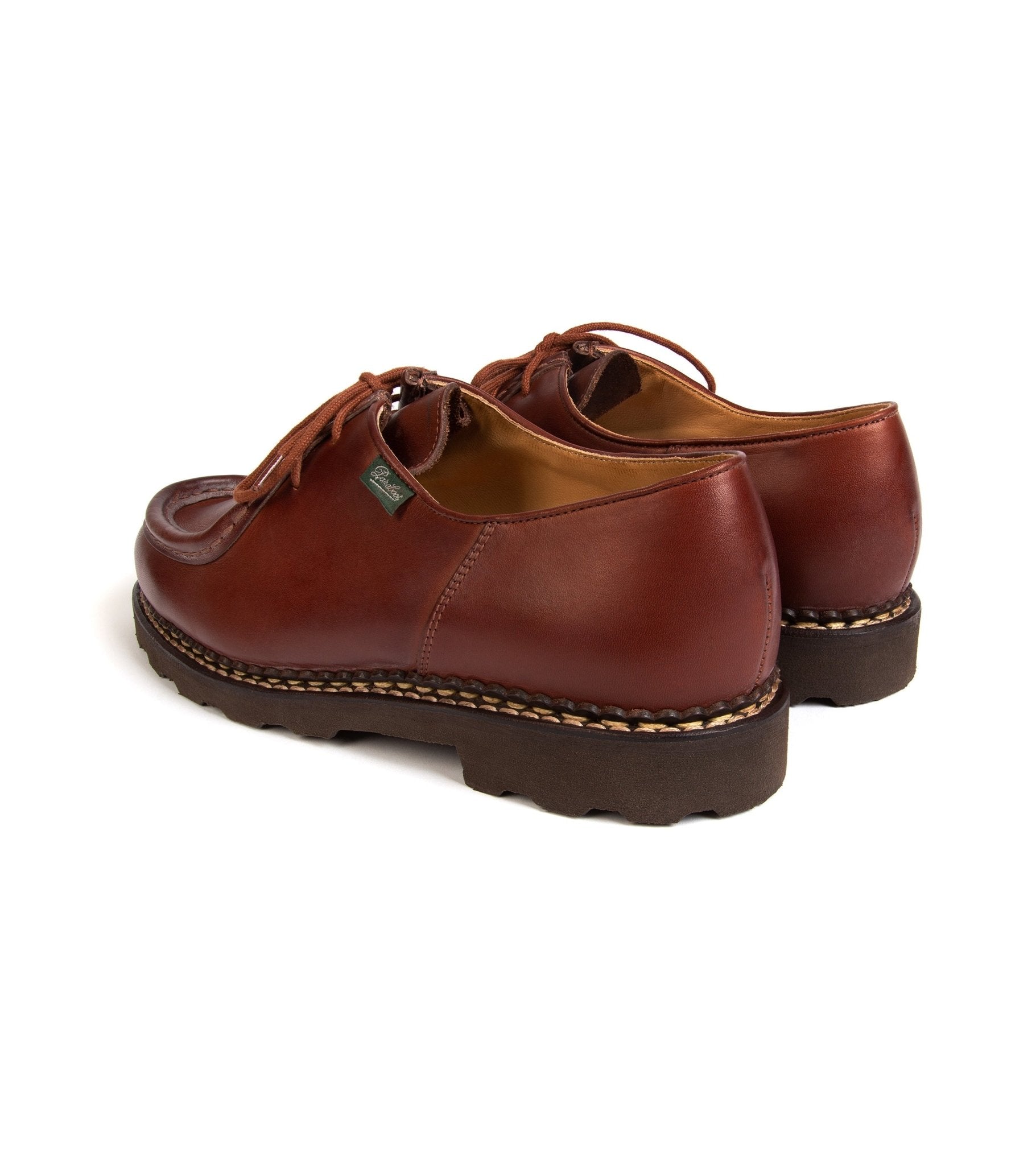 Paraboot Michael Leather Shoe: Marron - Trunk Clothiers