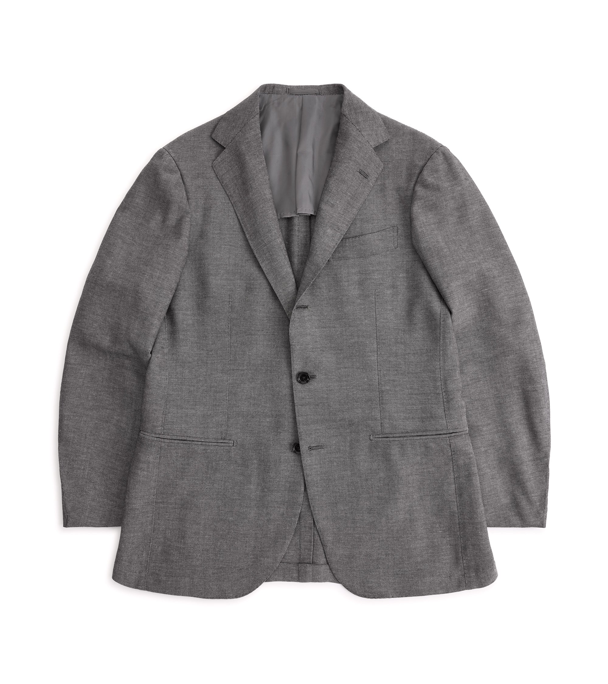 Ring Jacket Meister Wool Mohair Suit: Grey