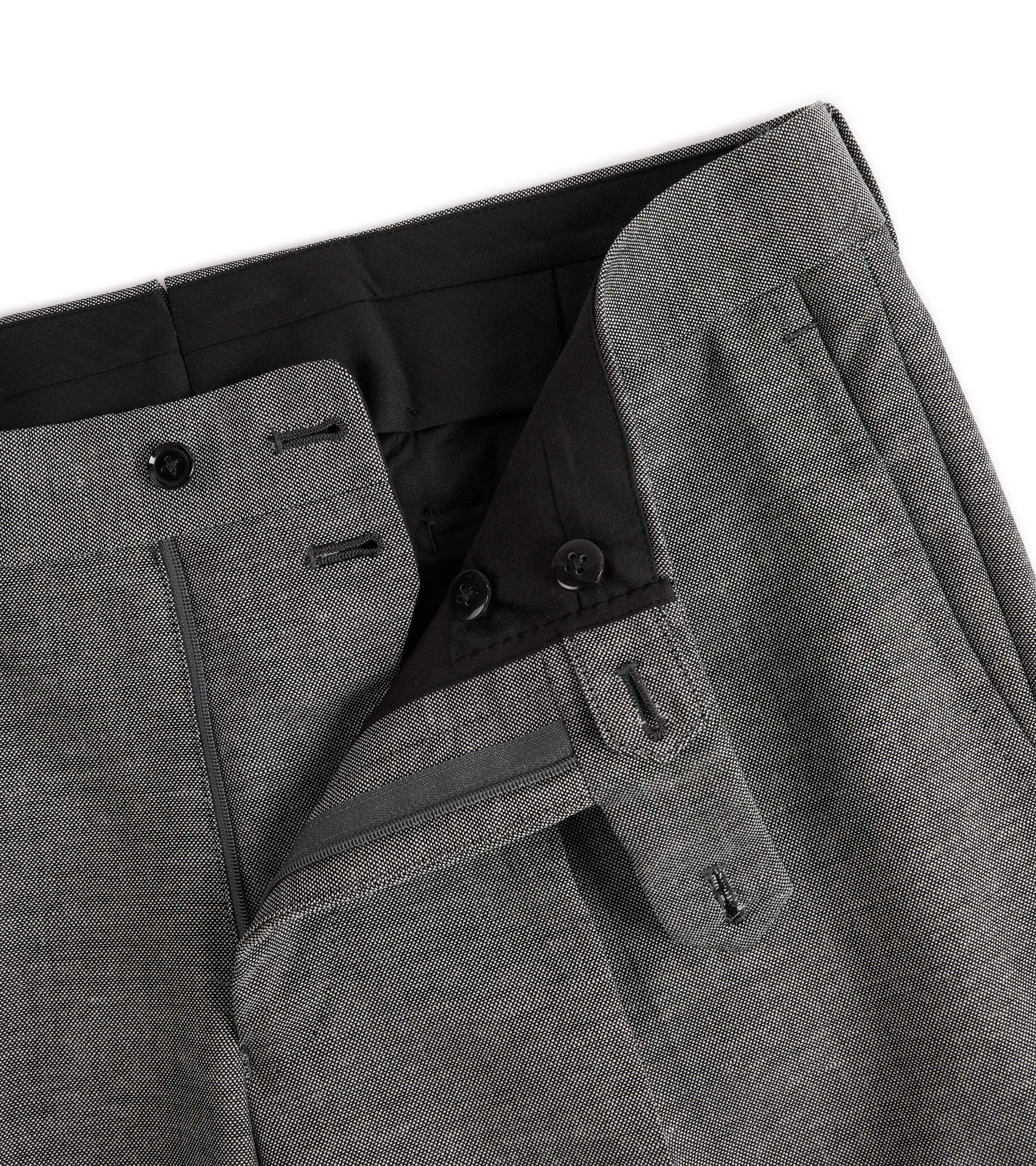 Ring Jacket Meister Wool Mohair Suit: Grey