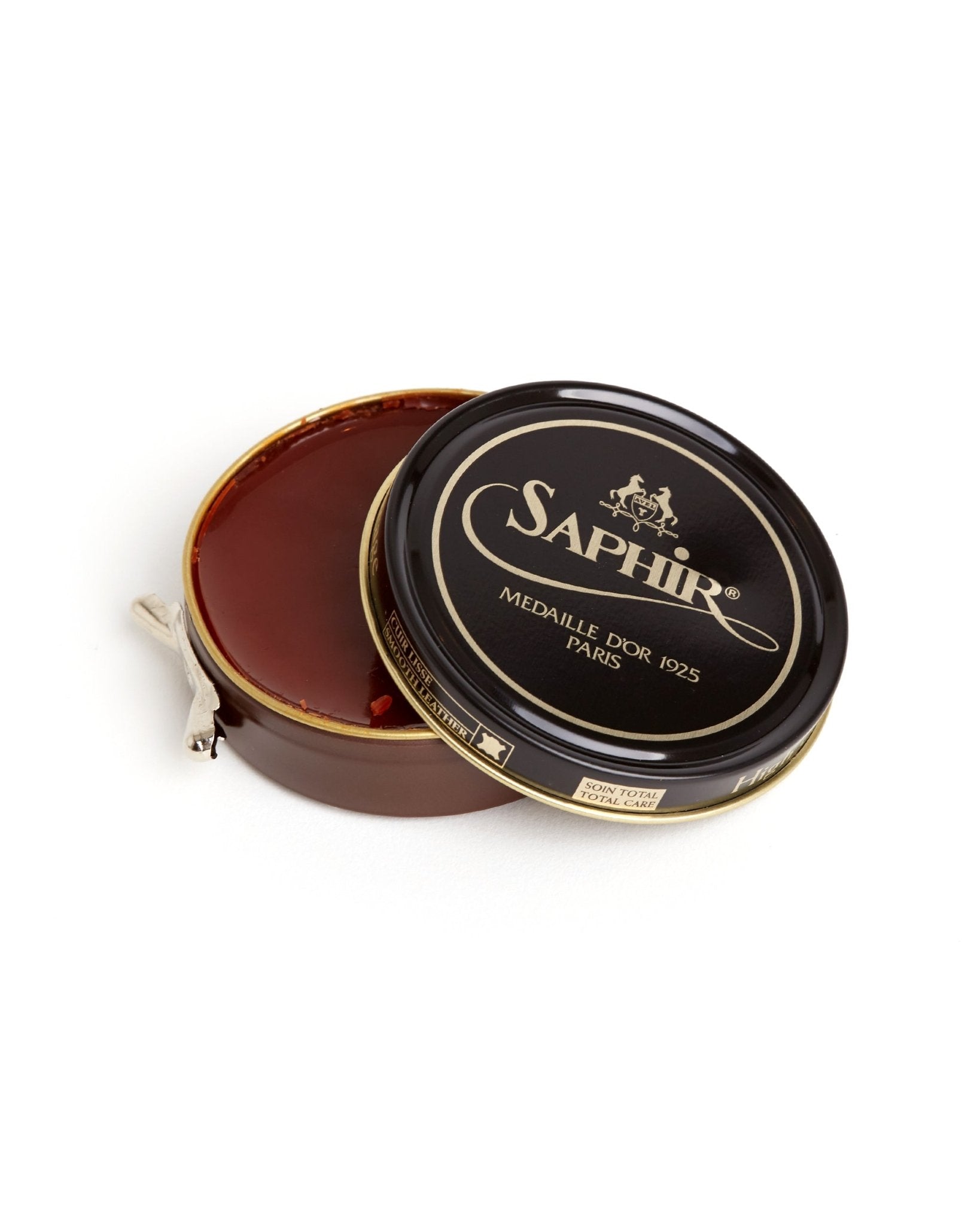 Saphir Pate De Lux Shoe Polish 50ml: 37 Medium Brown - Trunk Clothiers