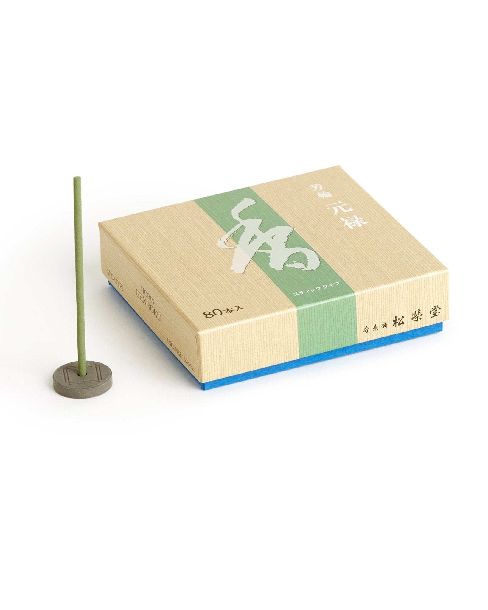 Shoyeido Genroku Green Incense: 80 sticks - Trunk Clothiers