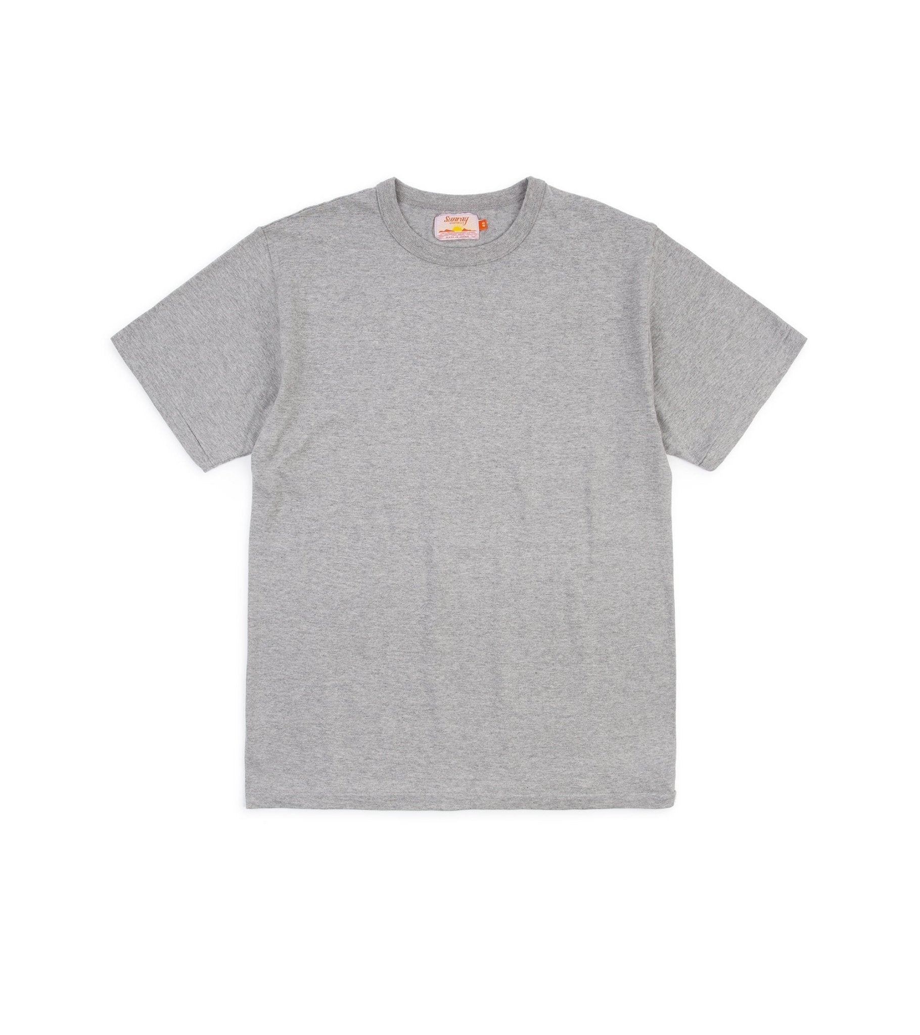 Sunray Sportswear Haleiwa Short Sleeve Cotton T-Shirt: Hambledon Grey - Trunk Clothiers