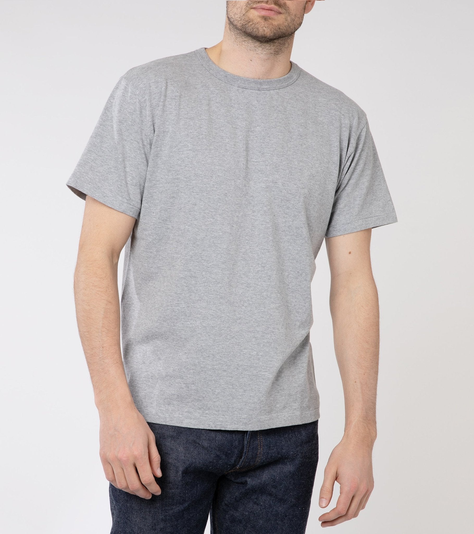 Sunray Sportswear Haleiwa Short Sleeve Cotton T-Shirt: Hambledon Grey - Trunk Clothiers