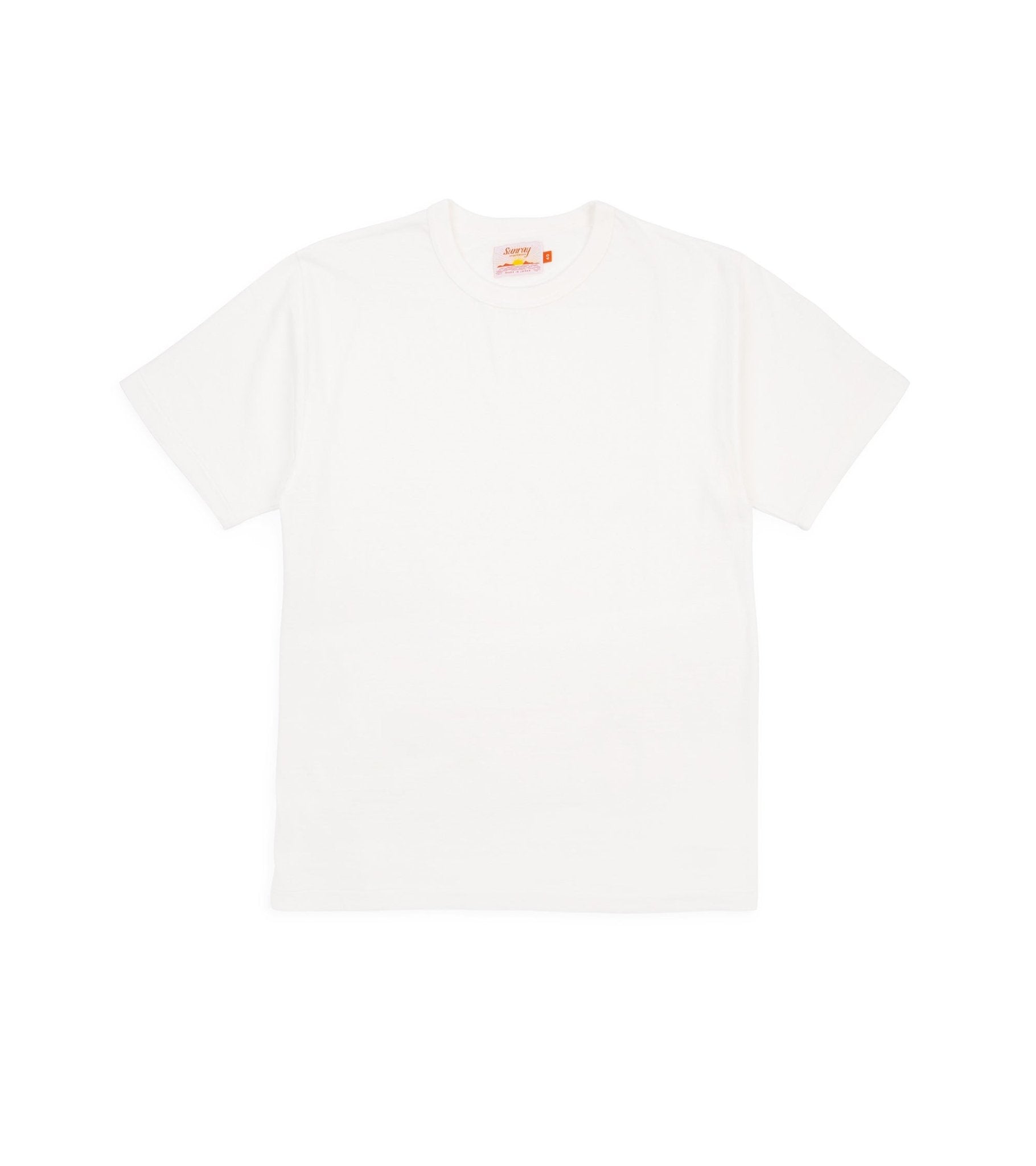 Sunray Sportswear Haleiwa Short Sleeve Cotton T-Shirt: Off White - Trunk Clothiers