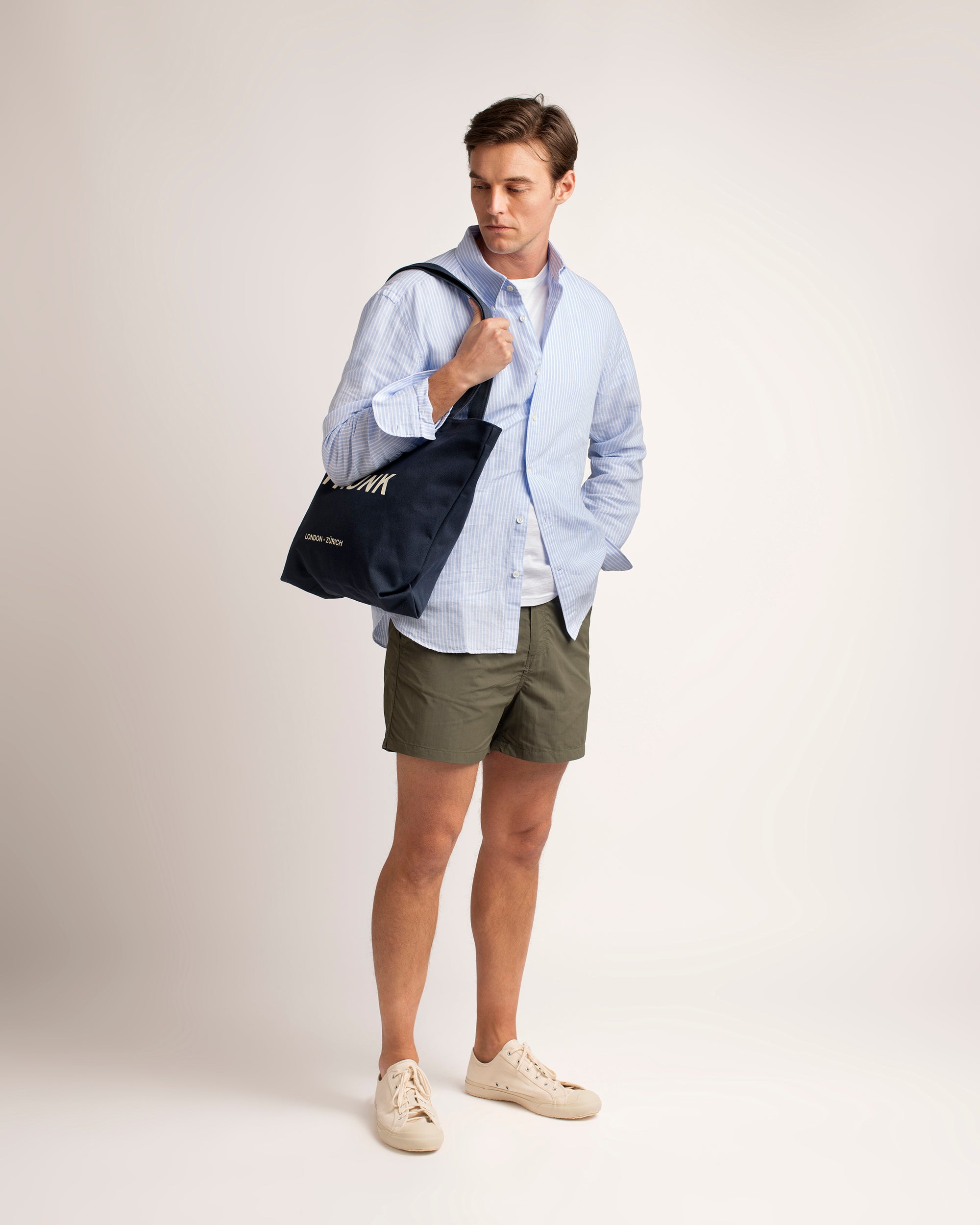 Trunk Foley Swim Shorts: Olive