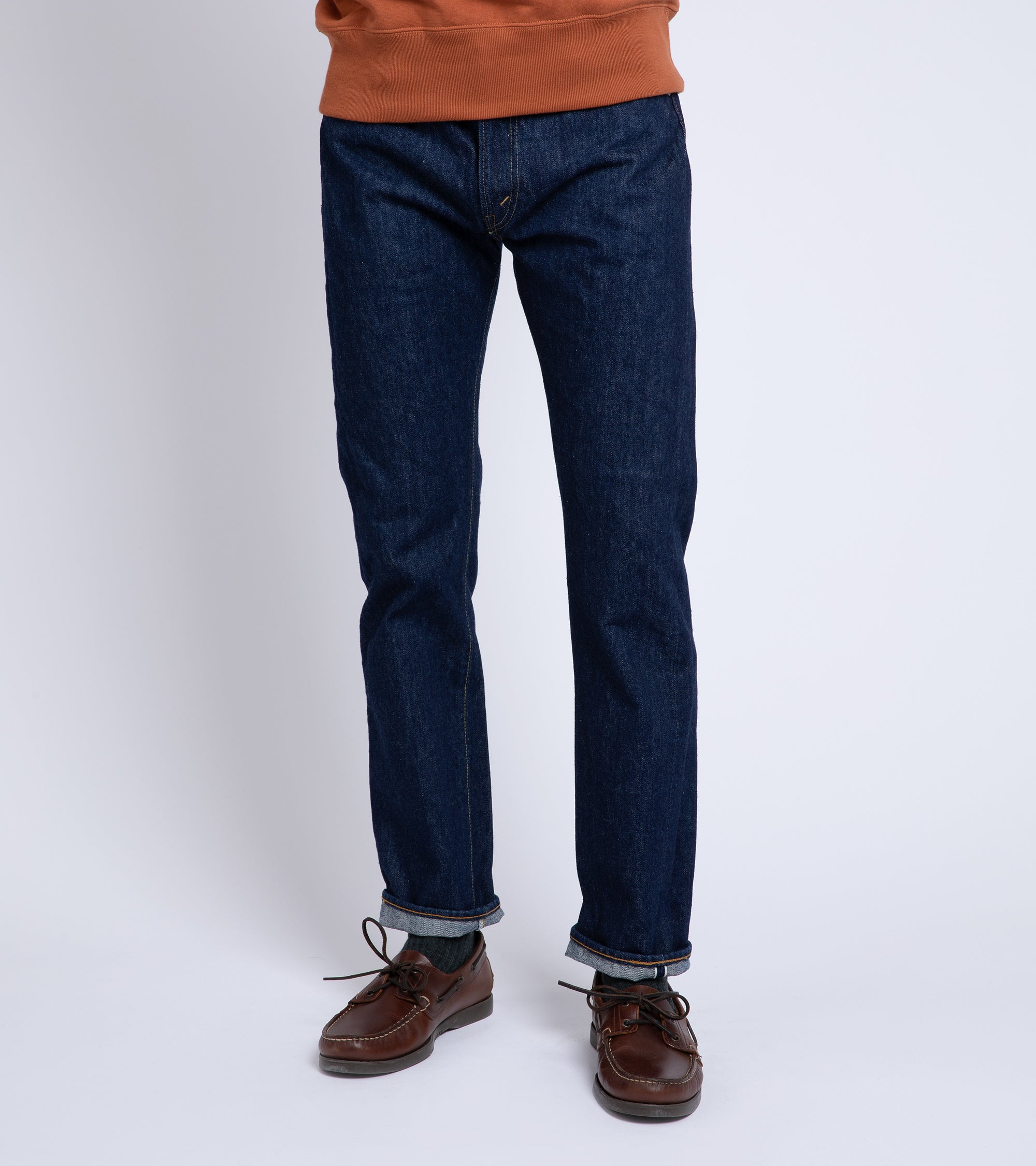 OrSlow 107 Ivy Fit Selvedge Denim: One Wash