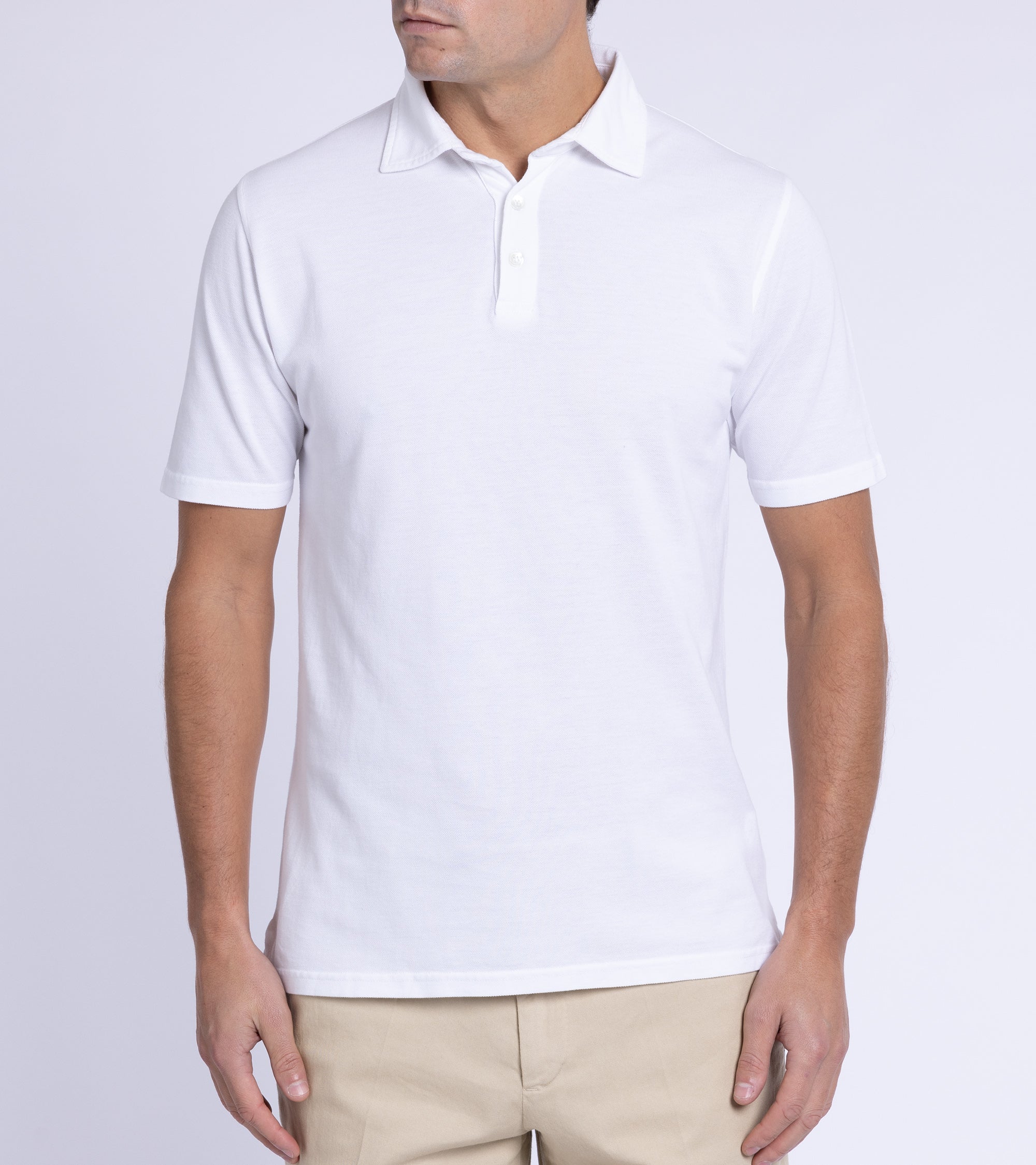 Trunk Moxon Short Sleeve Polo Shirt: White