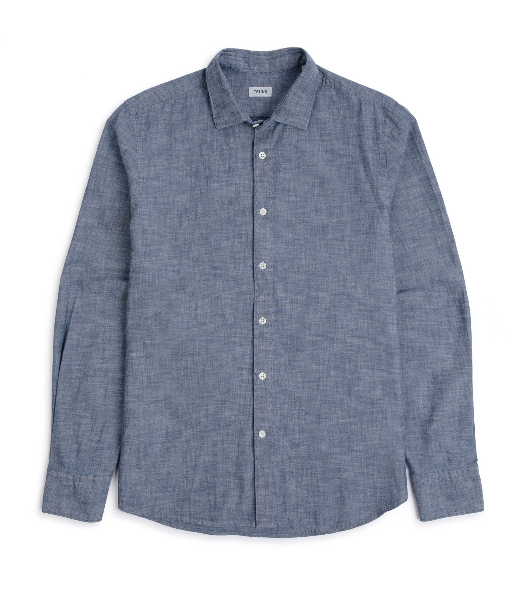 Trunk Austin Japanese Chambray Shirt: Dark Blue - Trunk Clothiers