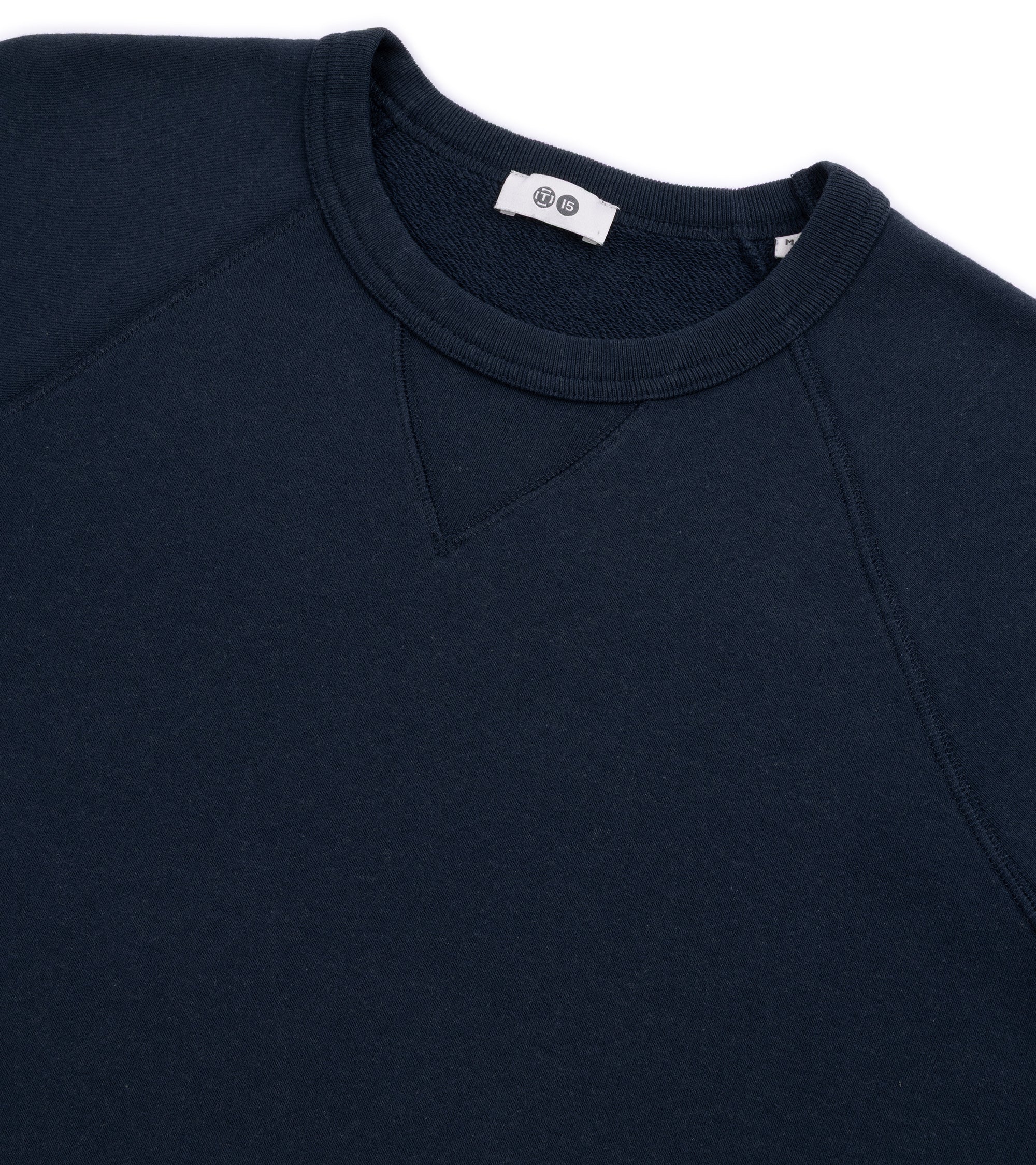 Trunk Cooper Cotton Crew Neck Sweatshirt: Navy
