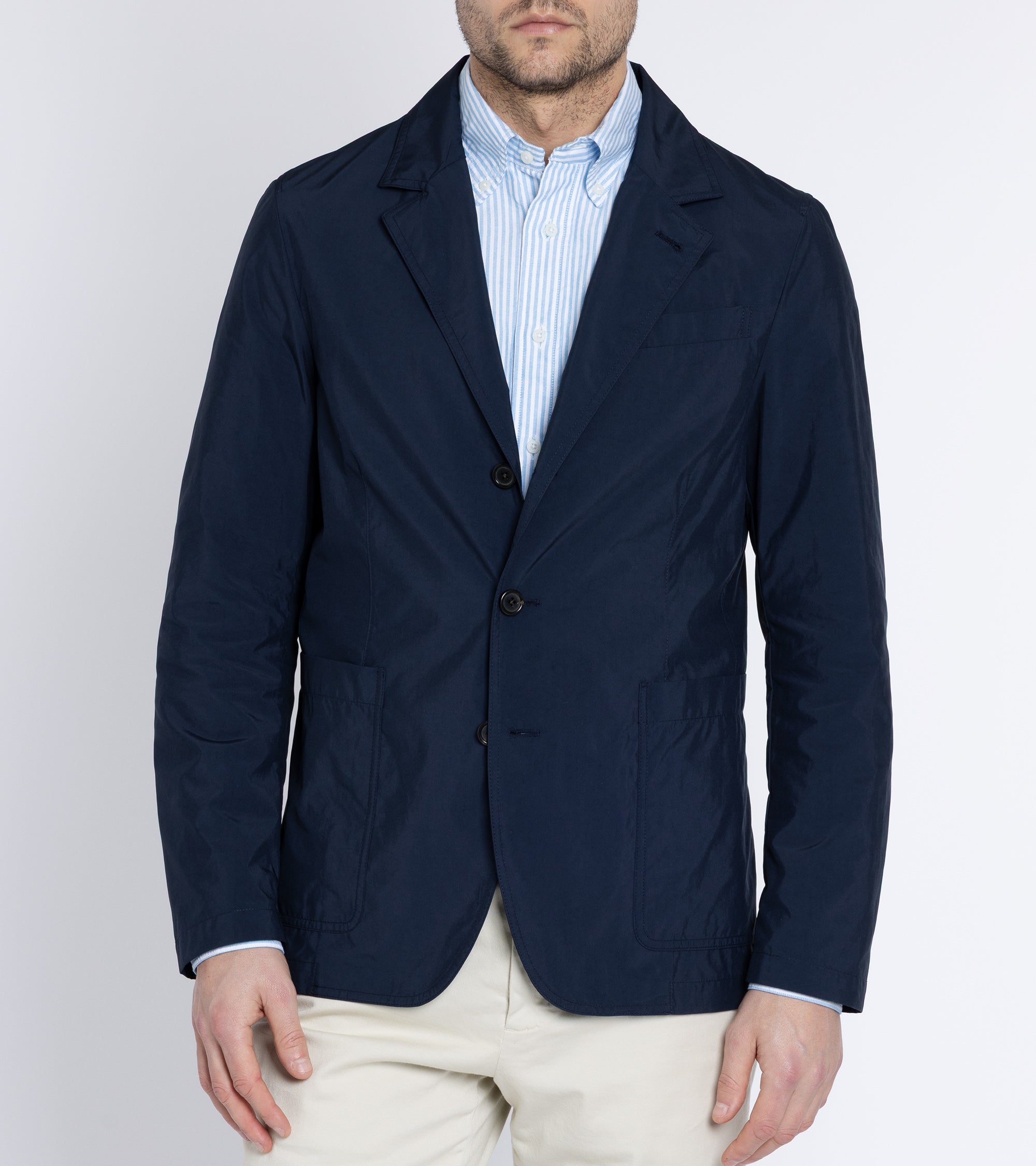 Trunk Culcross Japanese Nylon Jacket: Navy