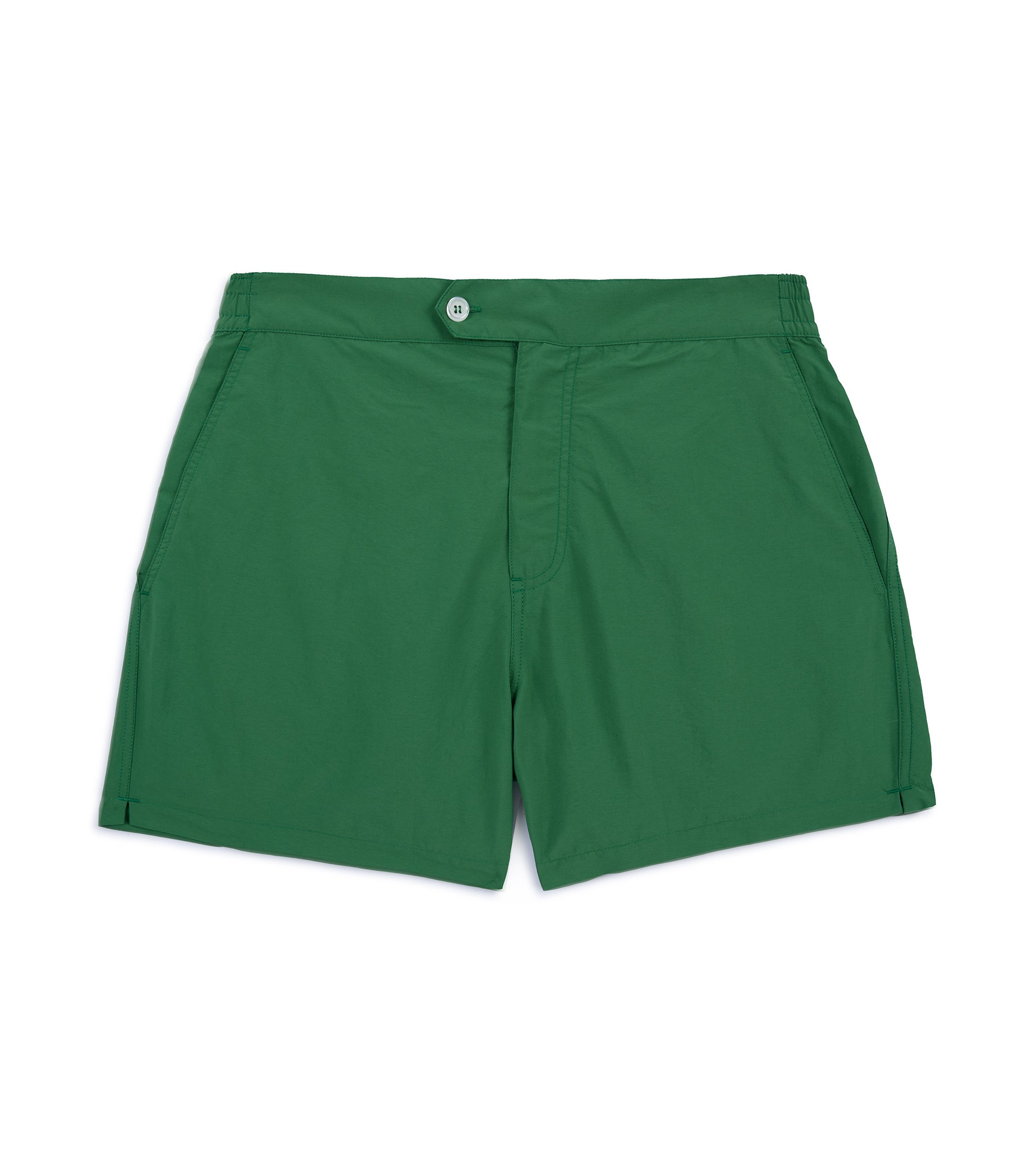 Trunk Foley Swim Shorts: Green